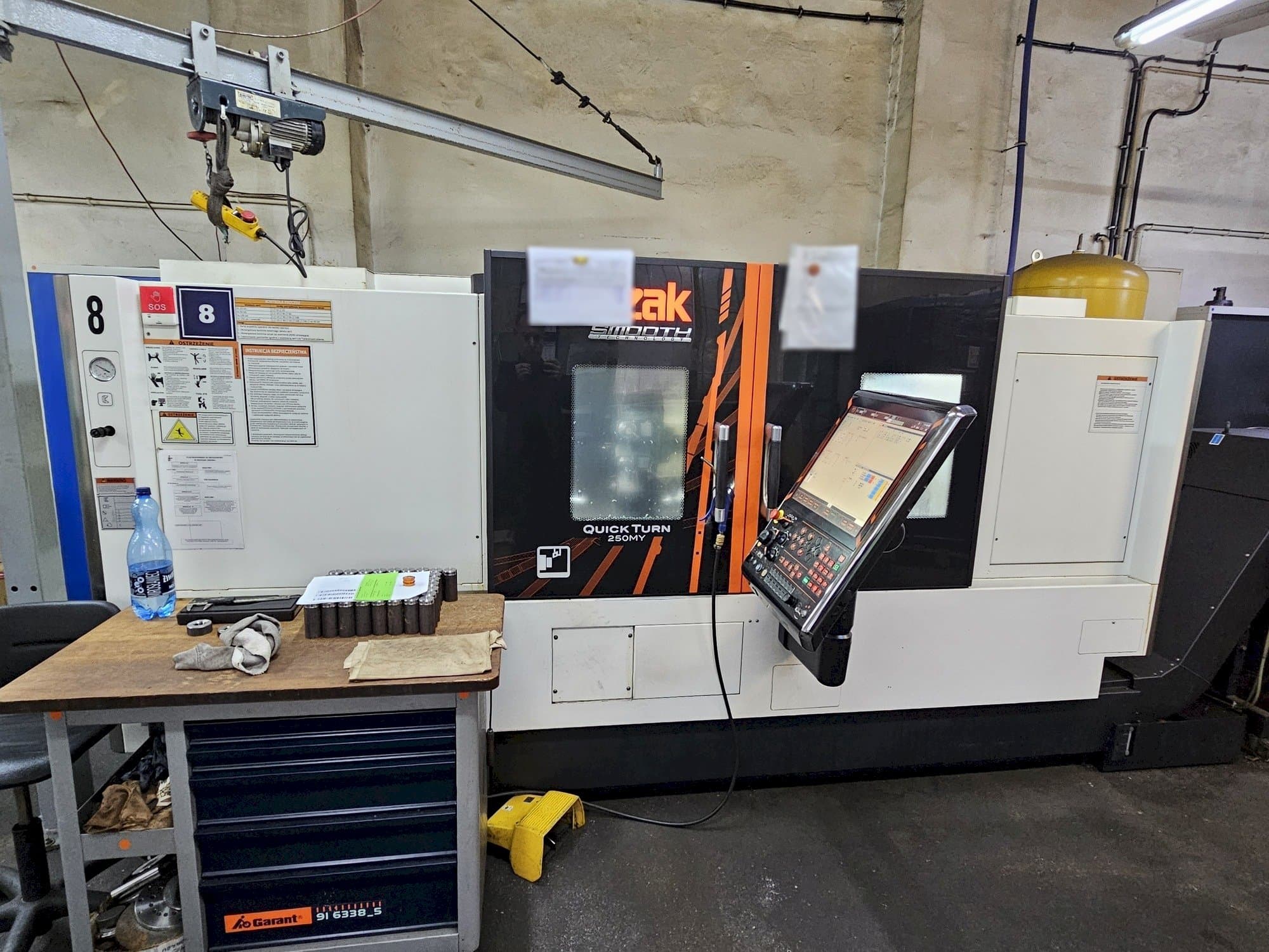 Mazak QUICK TURN SMOOTH 250MY-maskinen framifrån