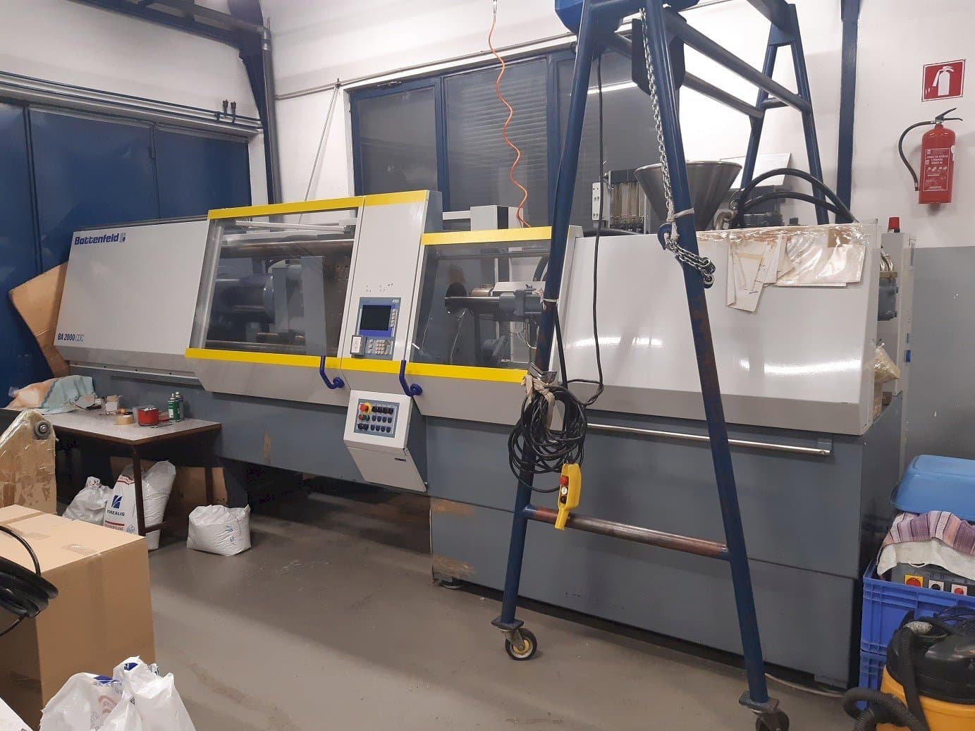 Battenfeld BA 2000/1000 CDC-maskinen framifrån