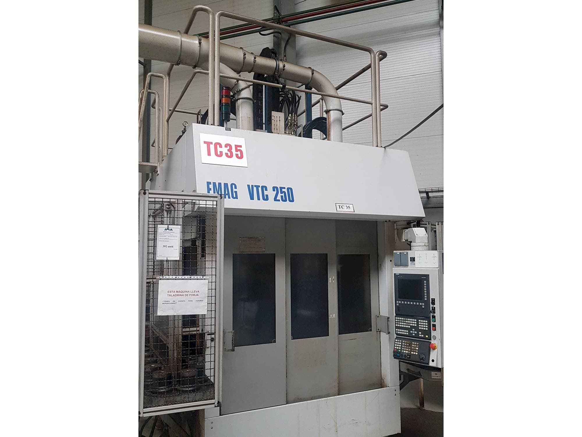 EMAG VTC 250-maskinen framifrån