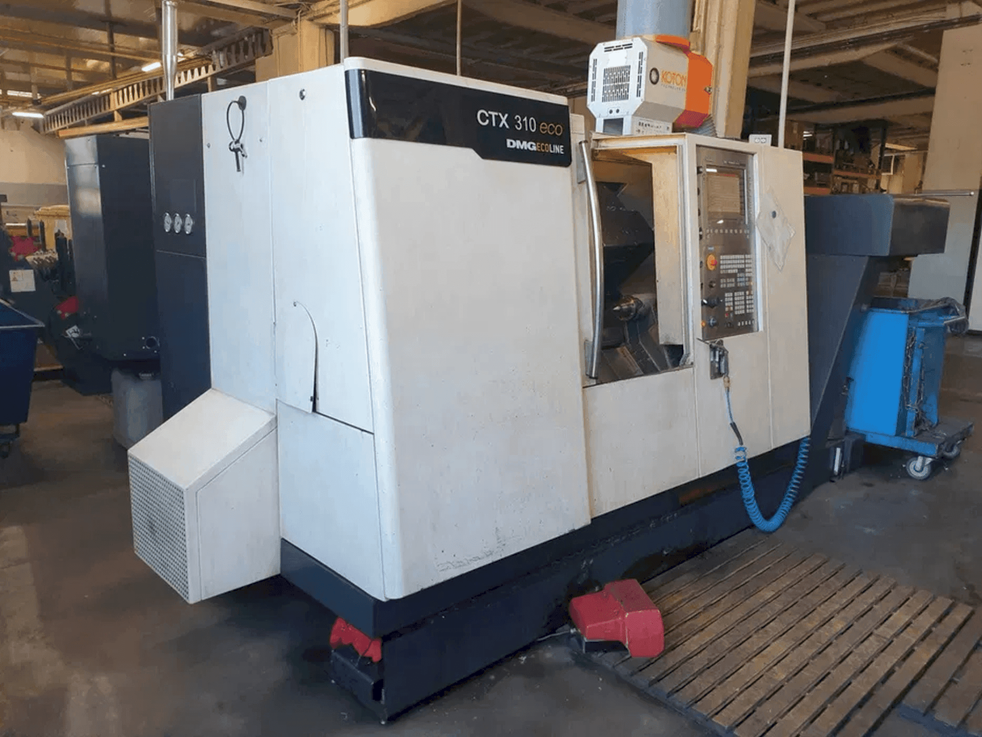 DMG CTX 310 eco-maskinen framifrån
