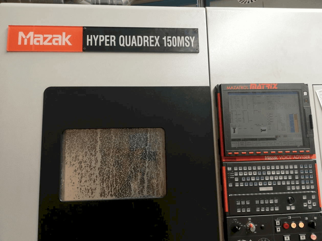 Mazak HYPER QUADREX 150MSY-maskinen framifrån