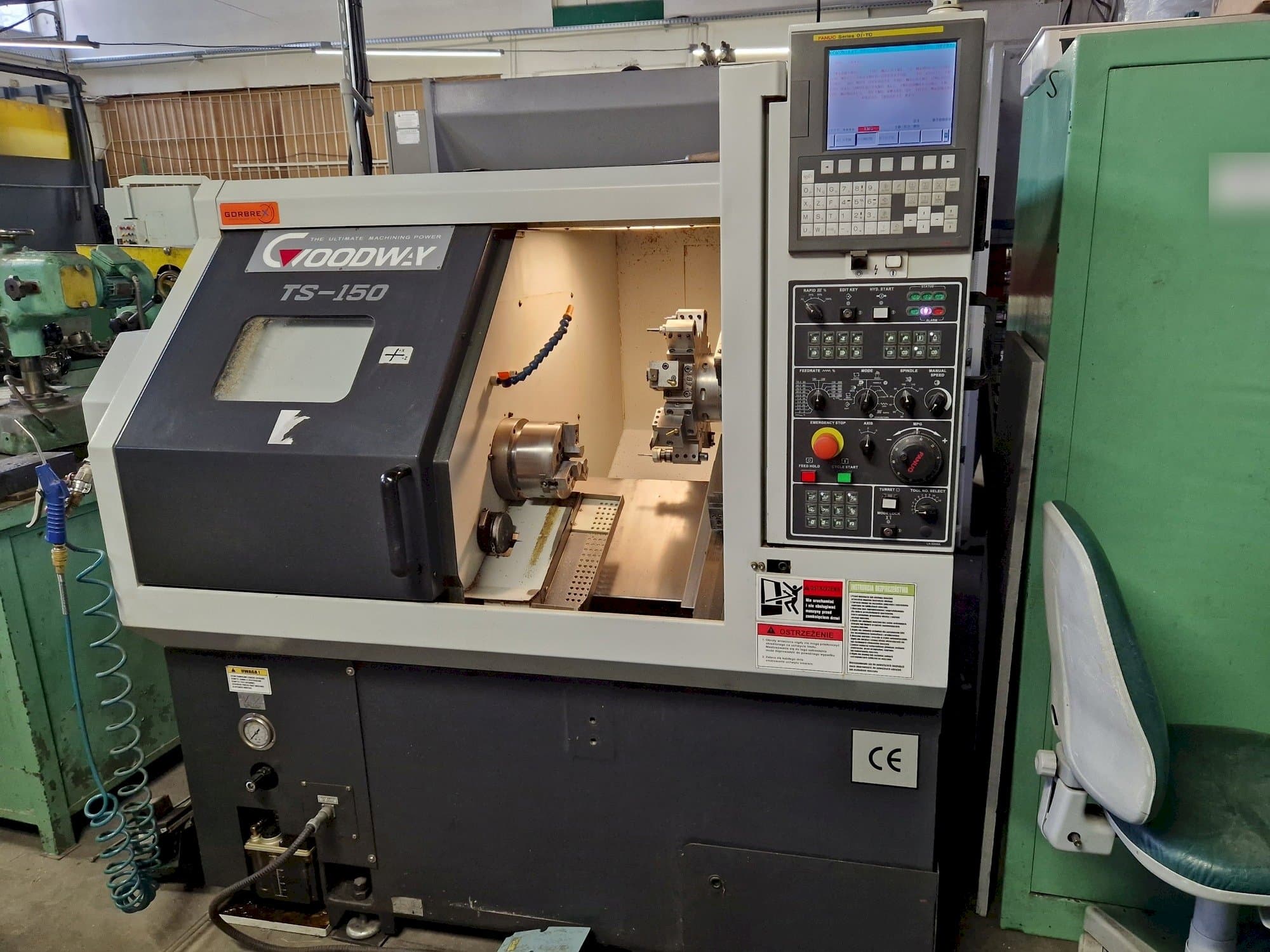 Goodway TS-150M-maskinen framifrån