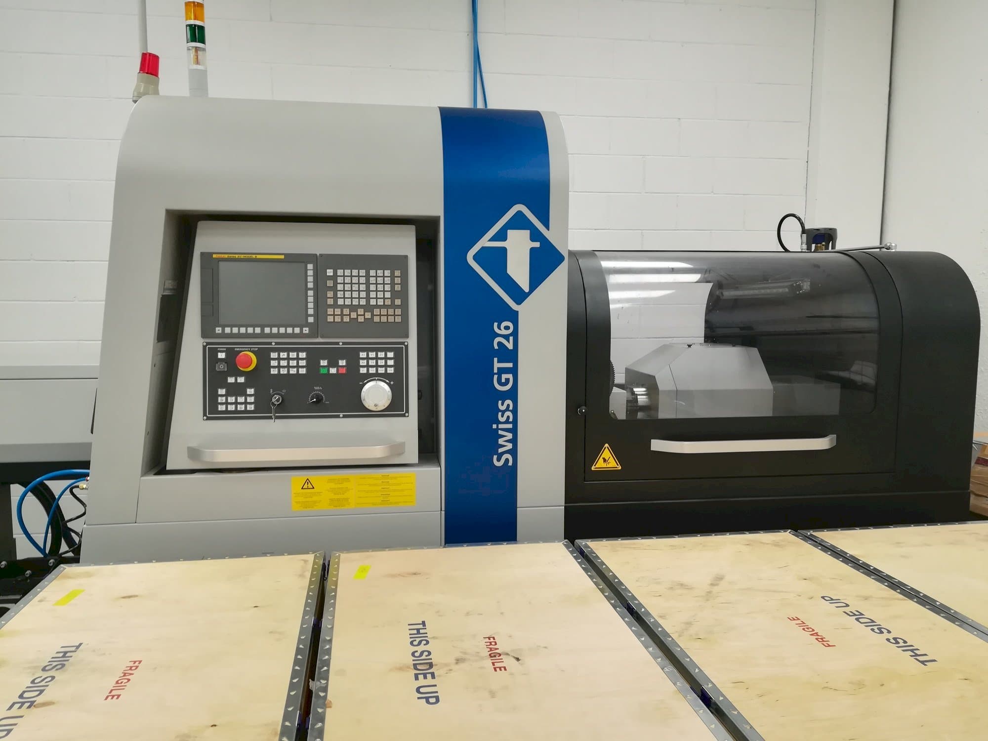 Swiss GT 26-maskinen framifrån