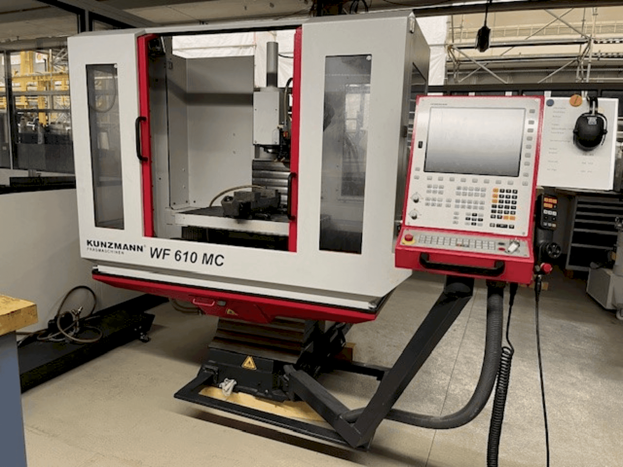 KUNZMANN WF 610MC-maskinen framifrån