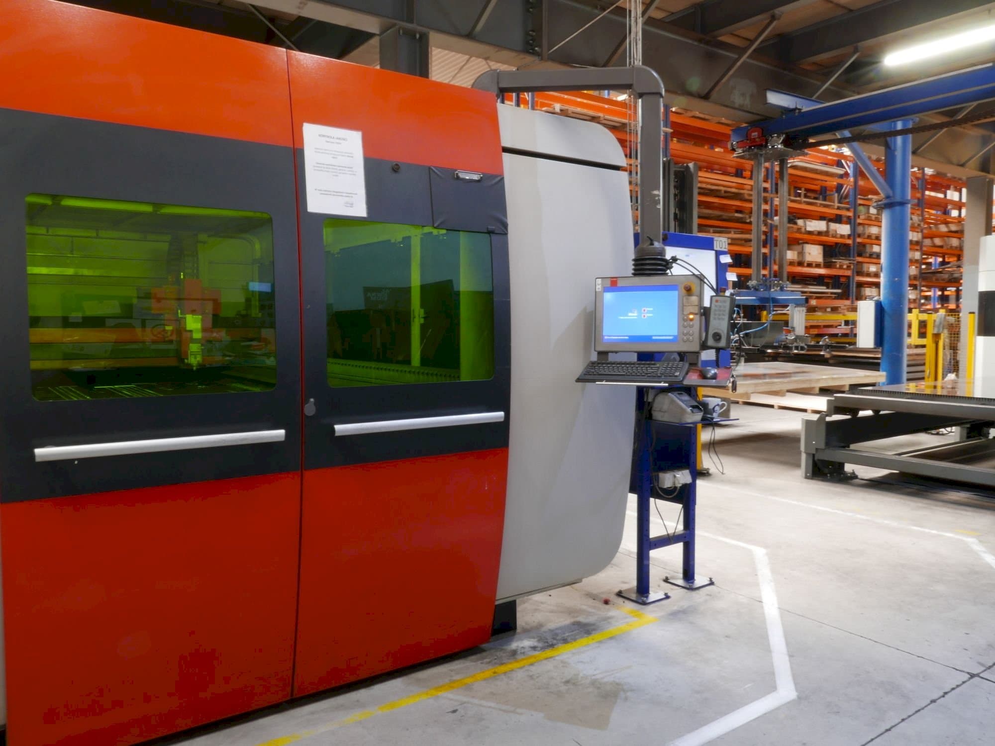 Bystronic BySprint Fiber 3015-maskinen framifrån