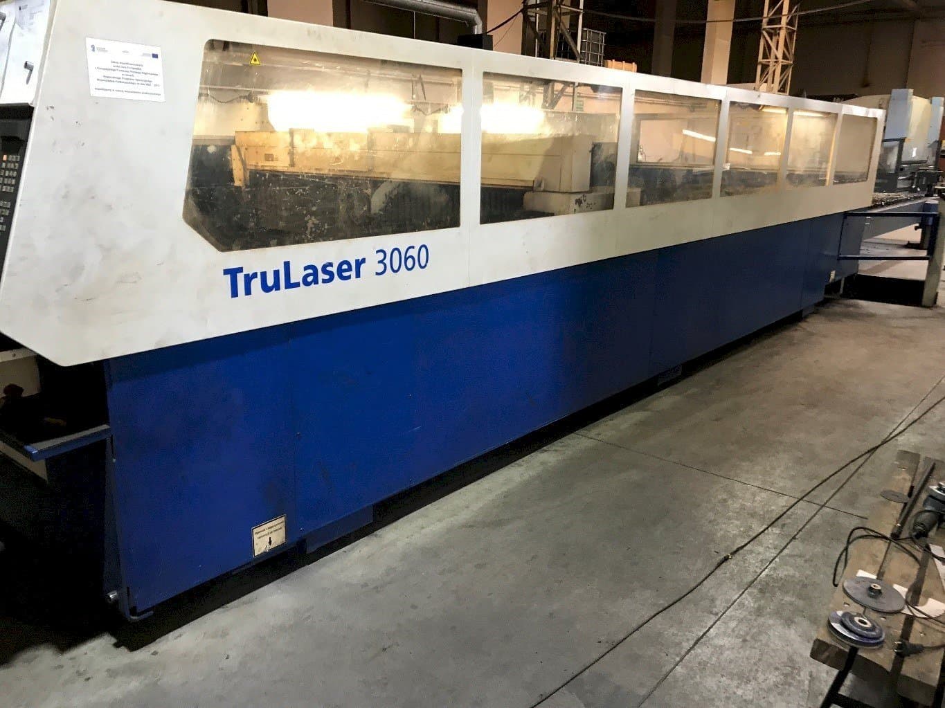 Trumpf Trulaser 3060-maskinen framifrån
