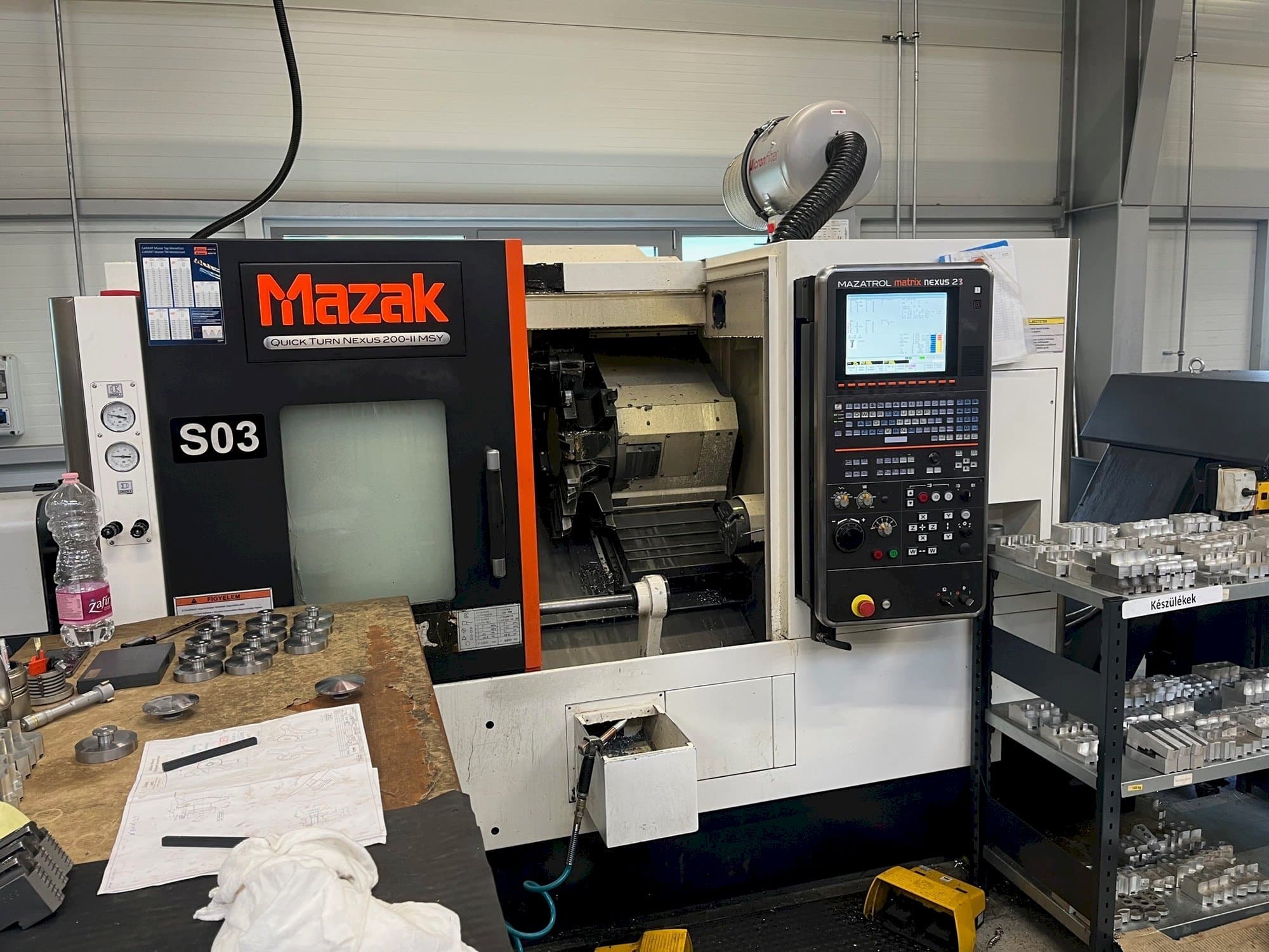 Mazak QTN200-MSY V6-maskinen framifrån