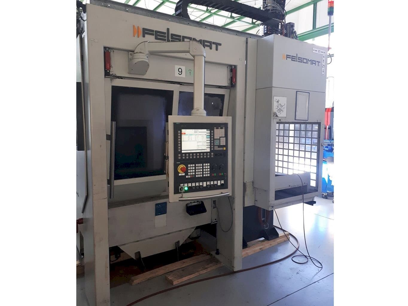 Felsomat FTC 160-maskinen framifrån