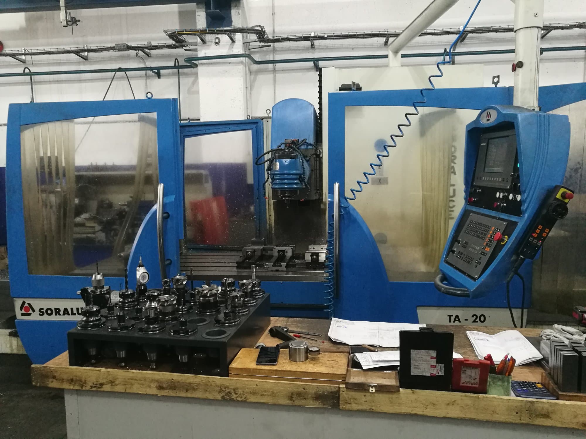 Soraluce-maskinen framifrånTA-20