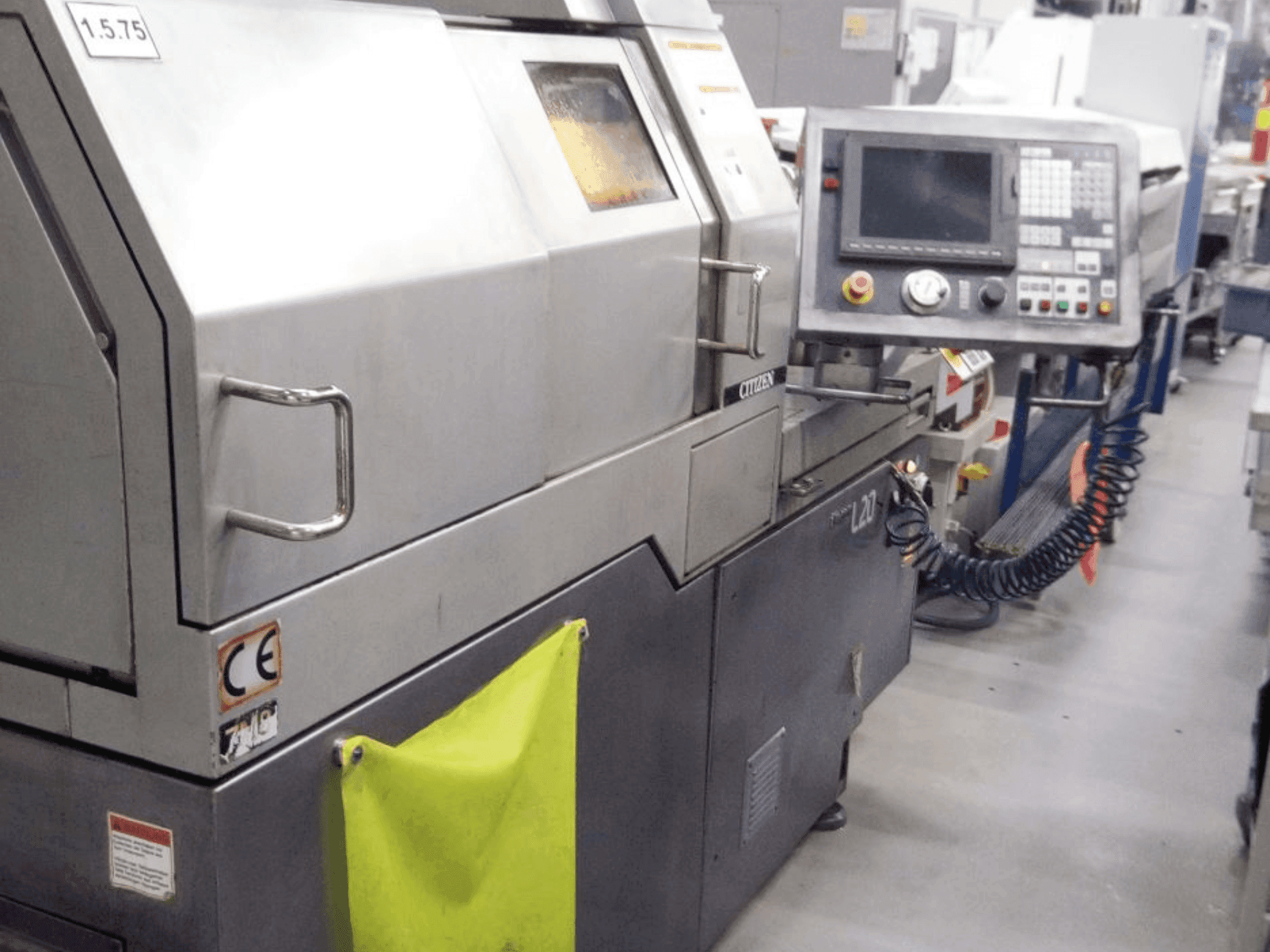 Citizen L720-Vlll-maskinen framifrån