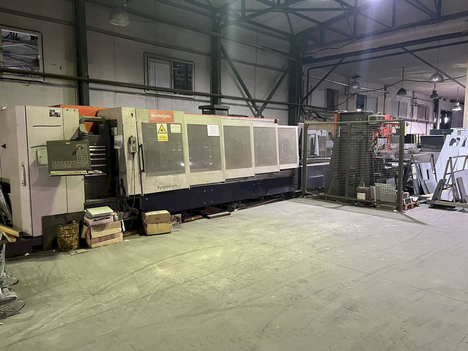 Bystronic Byspeed 3015-maskinen framifrån