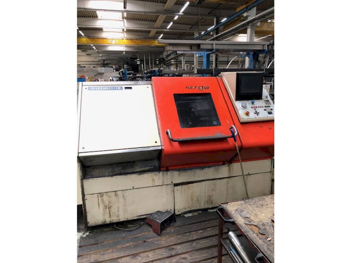 Gildemeister NEF CT 40-maskinen framifrån