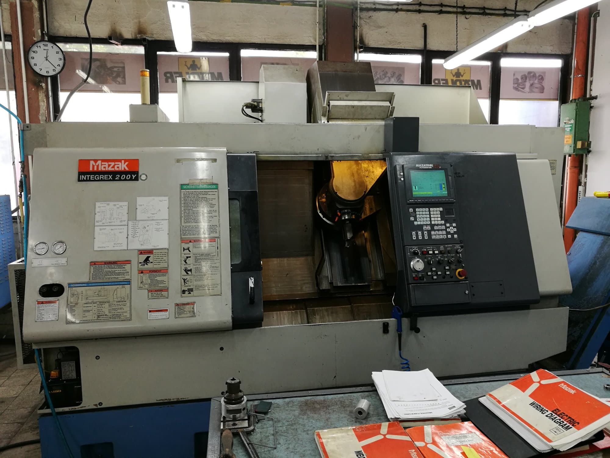 Mazak-maskinen framifrånINTEGREX 200Y