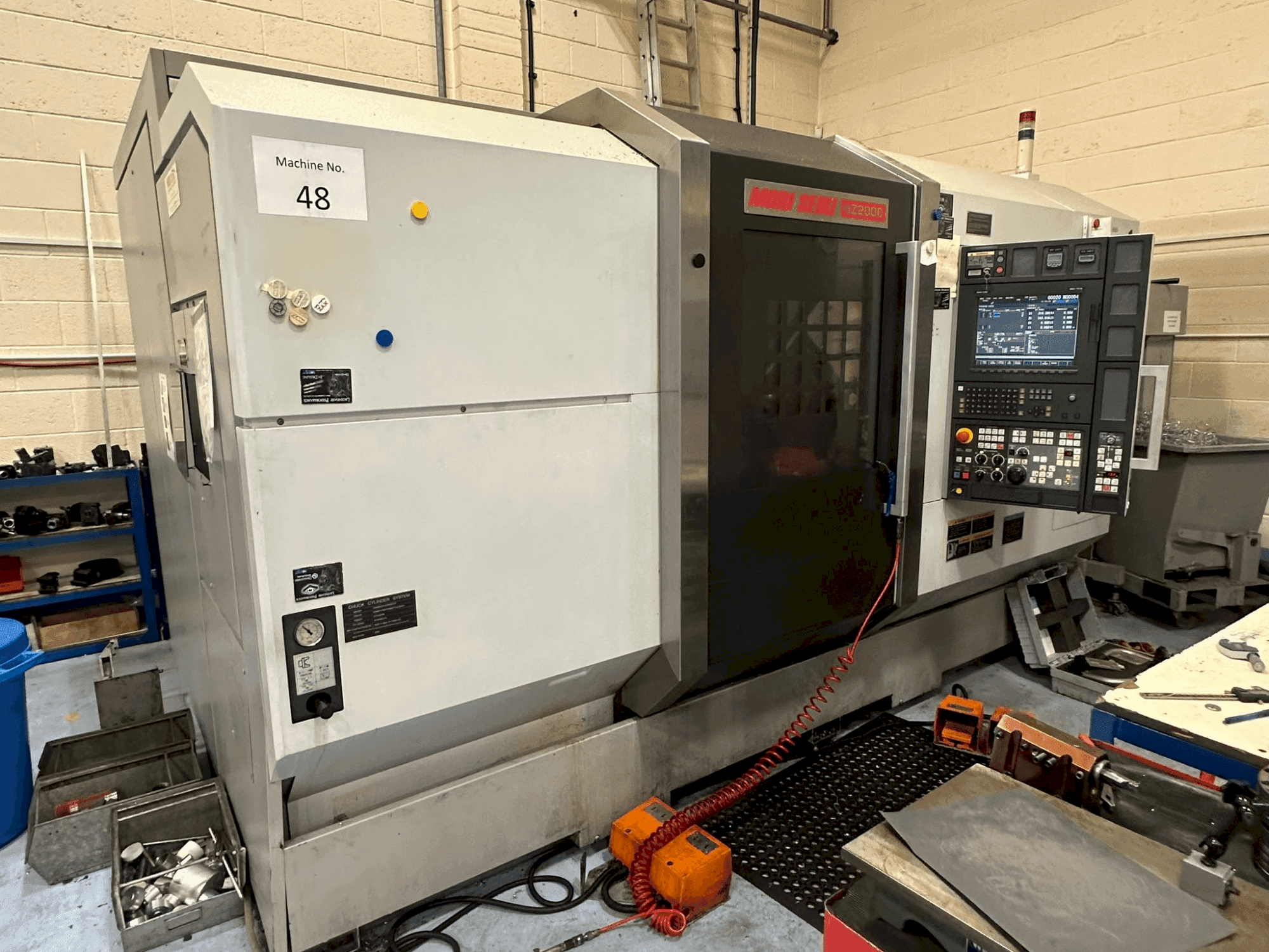 MORI SEIKI NZ2000-maskinen framifrån