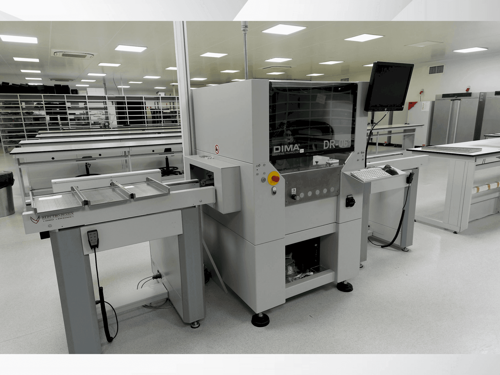 DIMA DR-061-maskinen framifrån