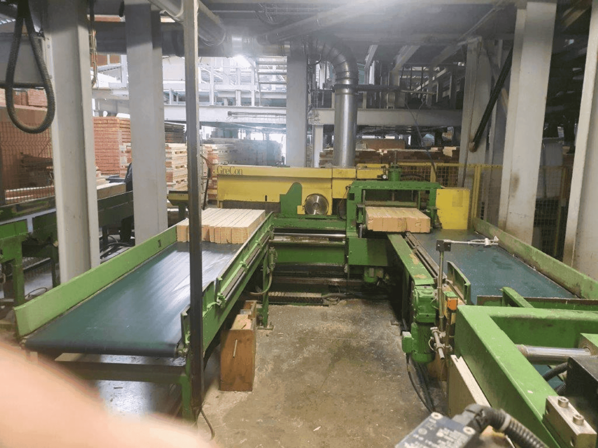 Grecon Dimter FDL-F 205/600/500-maskinen framifrån