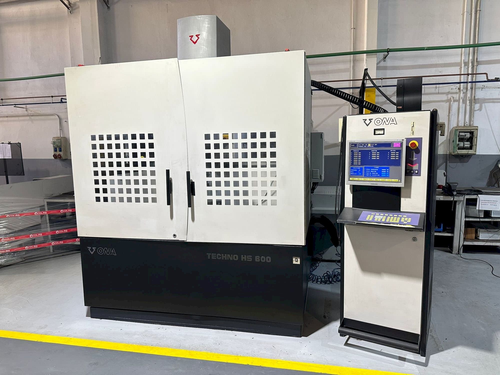 ONA HS 600-maskinen framifrån