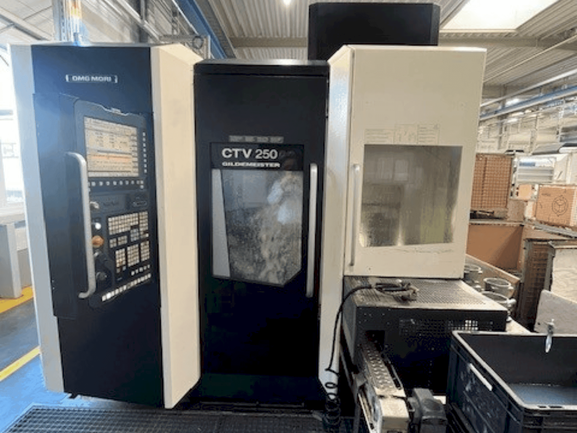 DMG MORI Gildemeister CTV 250 2nd-maskinen framifrån
