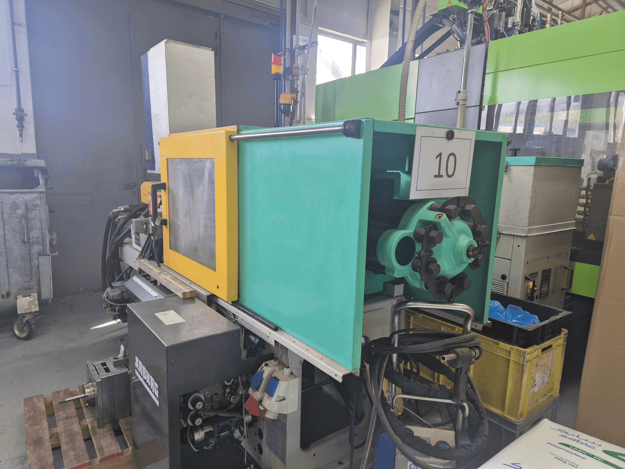 Arburg Allrounder 270 C 400-70-maskinen framifrån