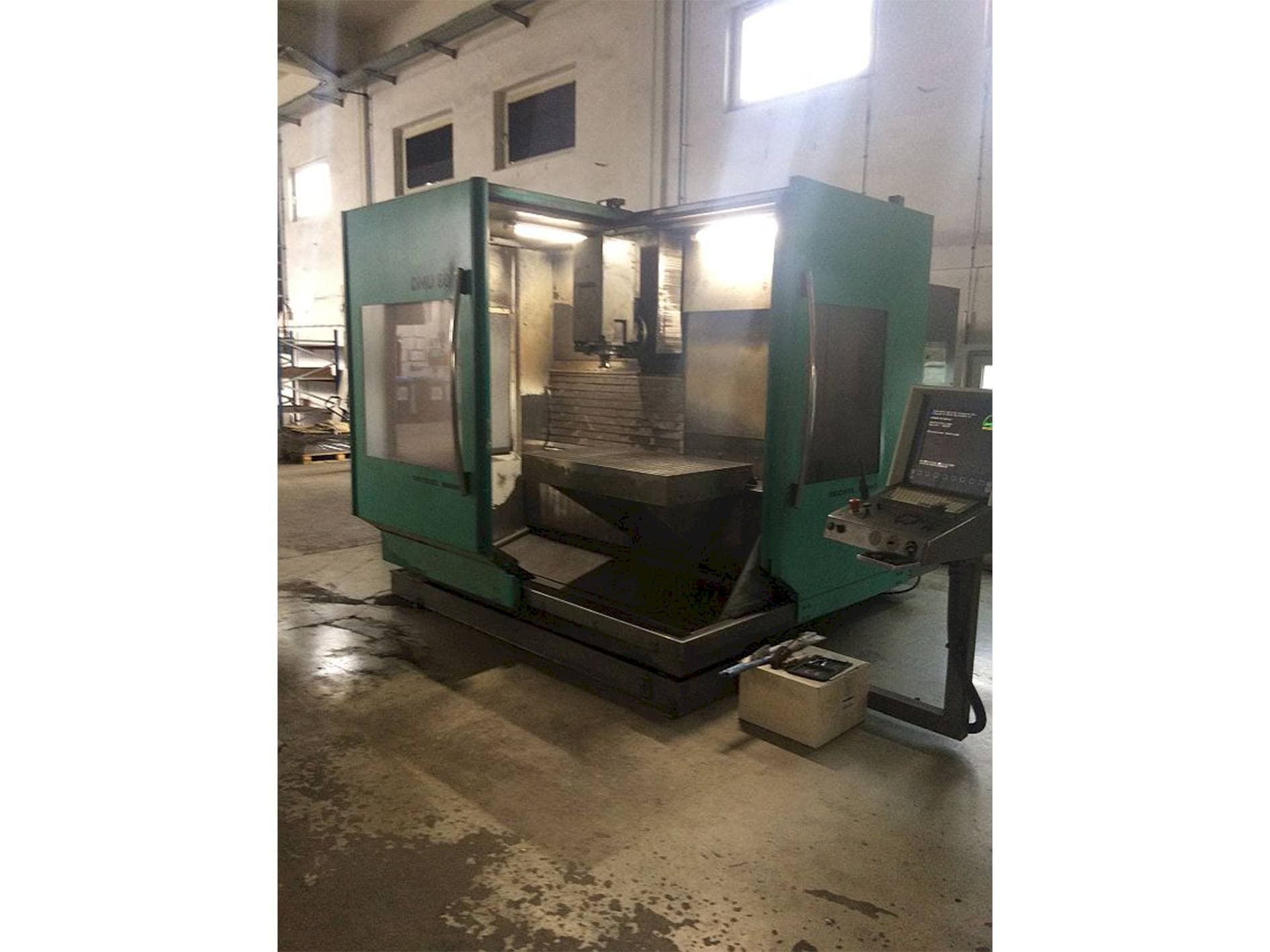 DMG 80E-maskinen framifrån