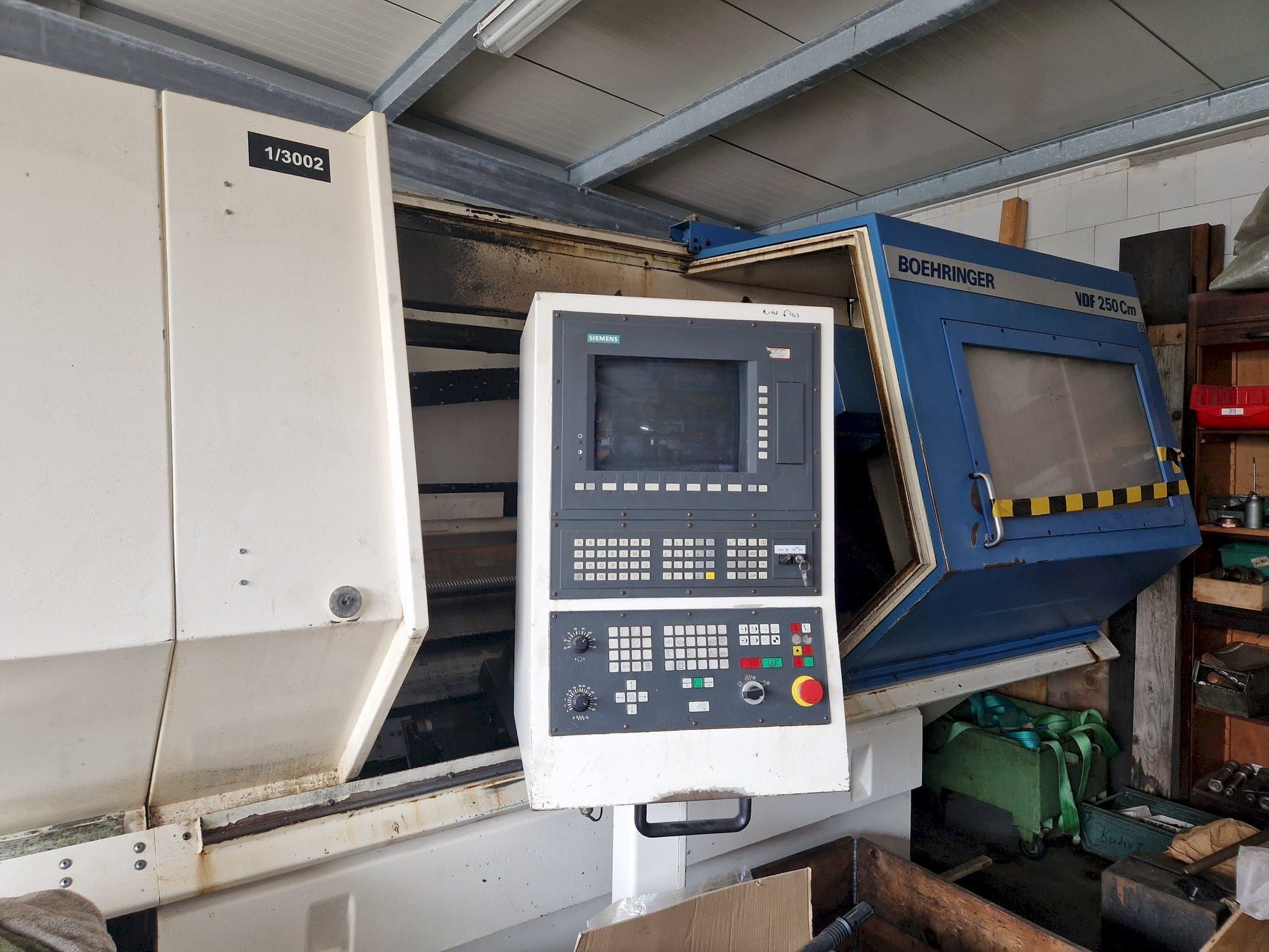 BOEHRINGER VDF 250 Cm-maskinen framifrån