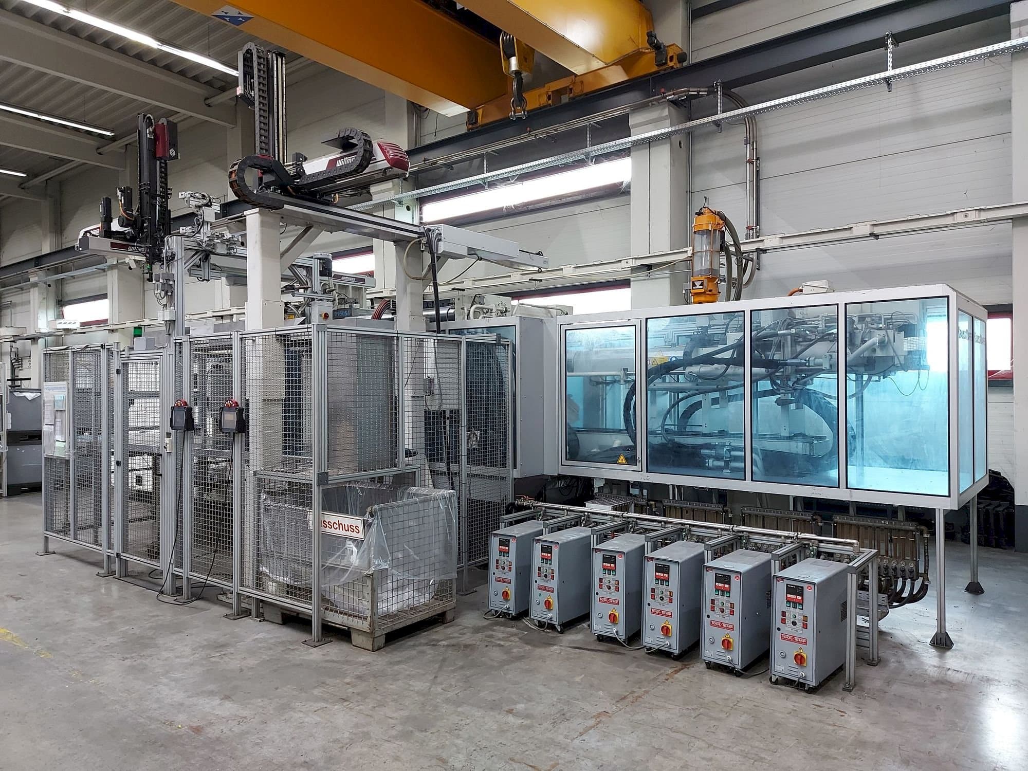 Krauss Maffei 650 Tandem-maskinen framifrån