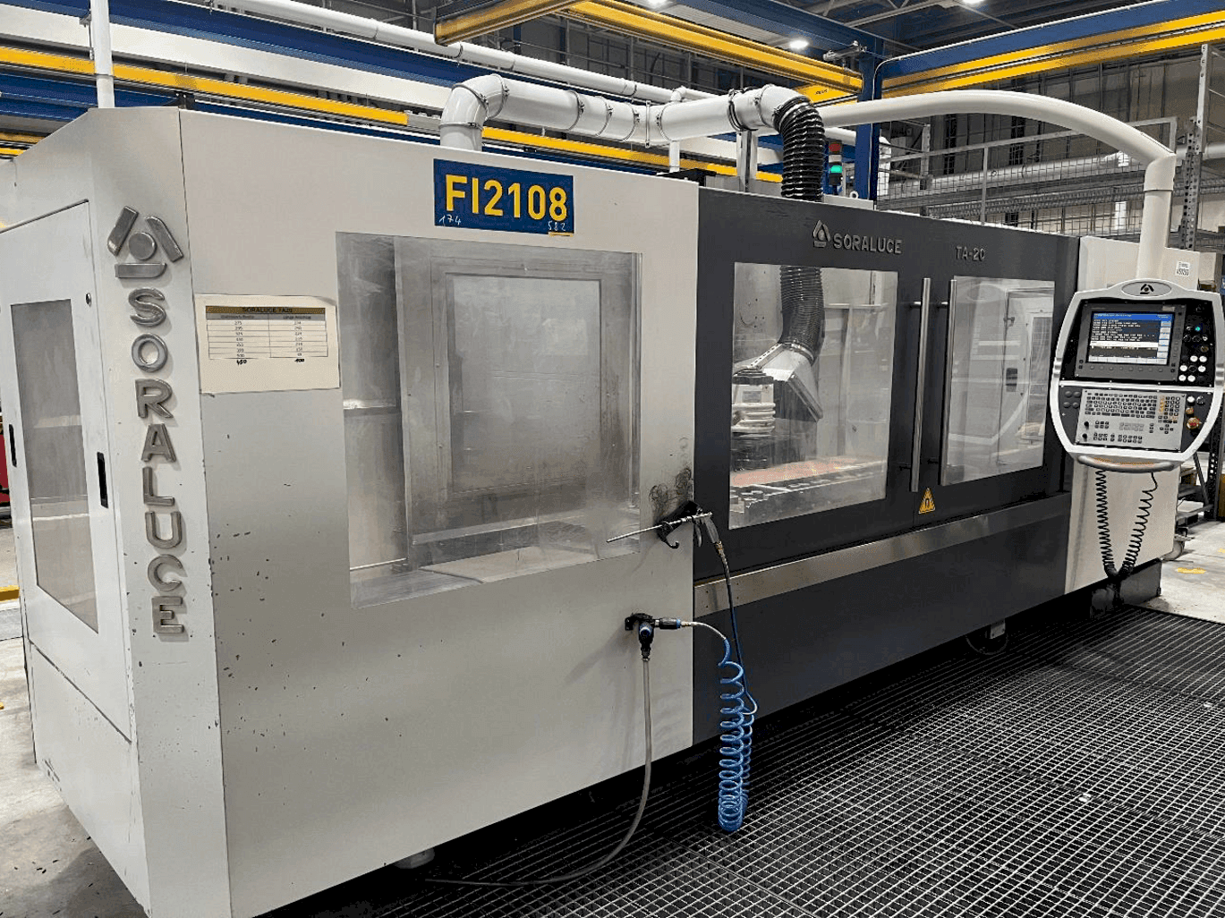 Soraluce TA-20-maskinen framifrån