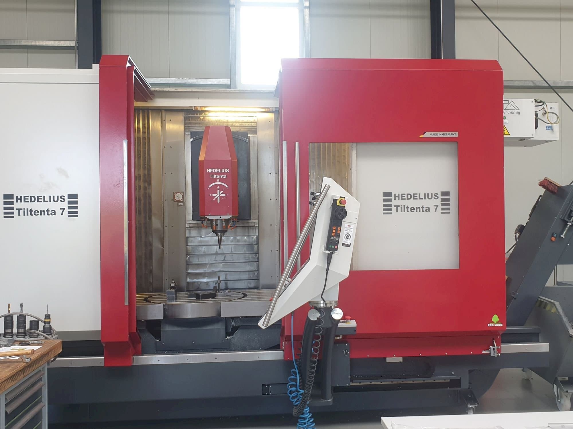 HEDELIUS Tiltenta 7-maskinen framifrån