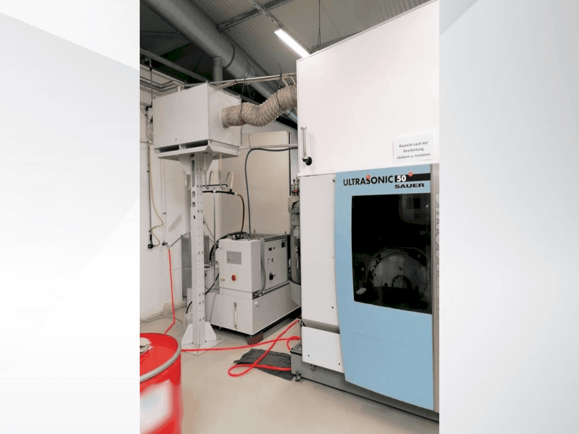 DMG Sauer Ultra sonic 50-maskinen framifrån