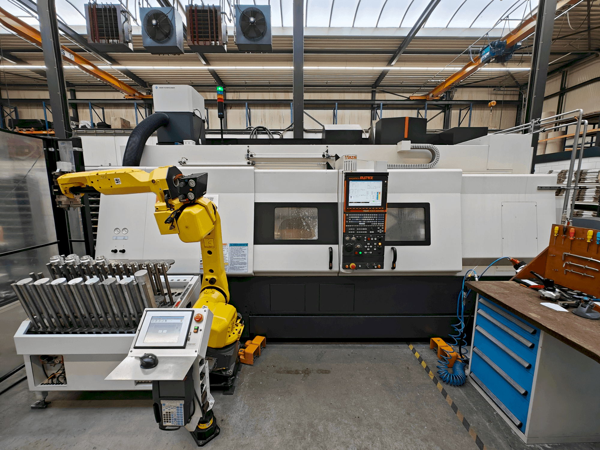 Mazak Integrex 400-IV-S x 1500-maskinen framifrån