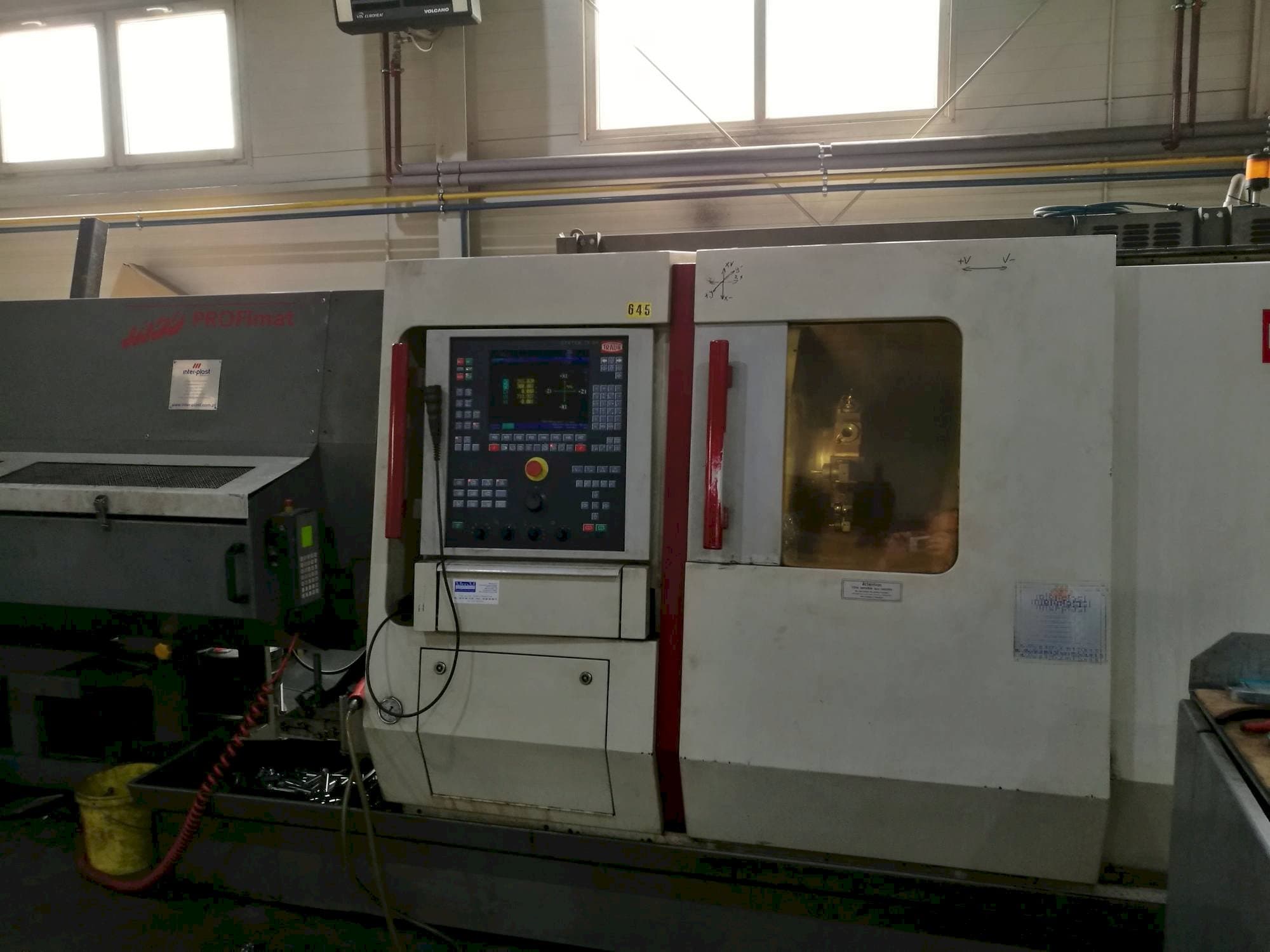 TRAUB TNC 42/65-maskinen framifrån