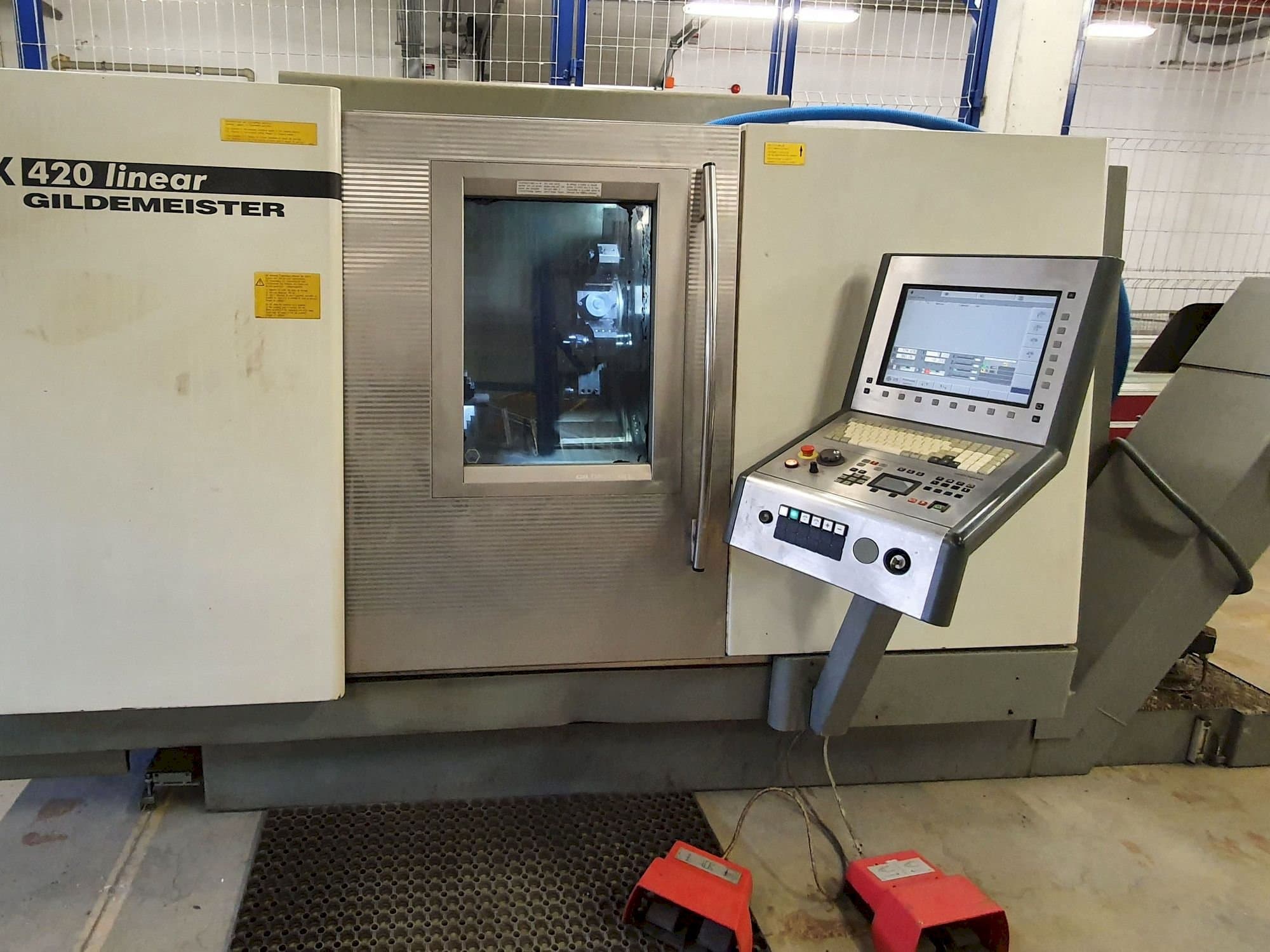 Gildemeister CTX 420 linear-maskinen framifrån