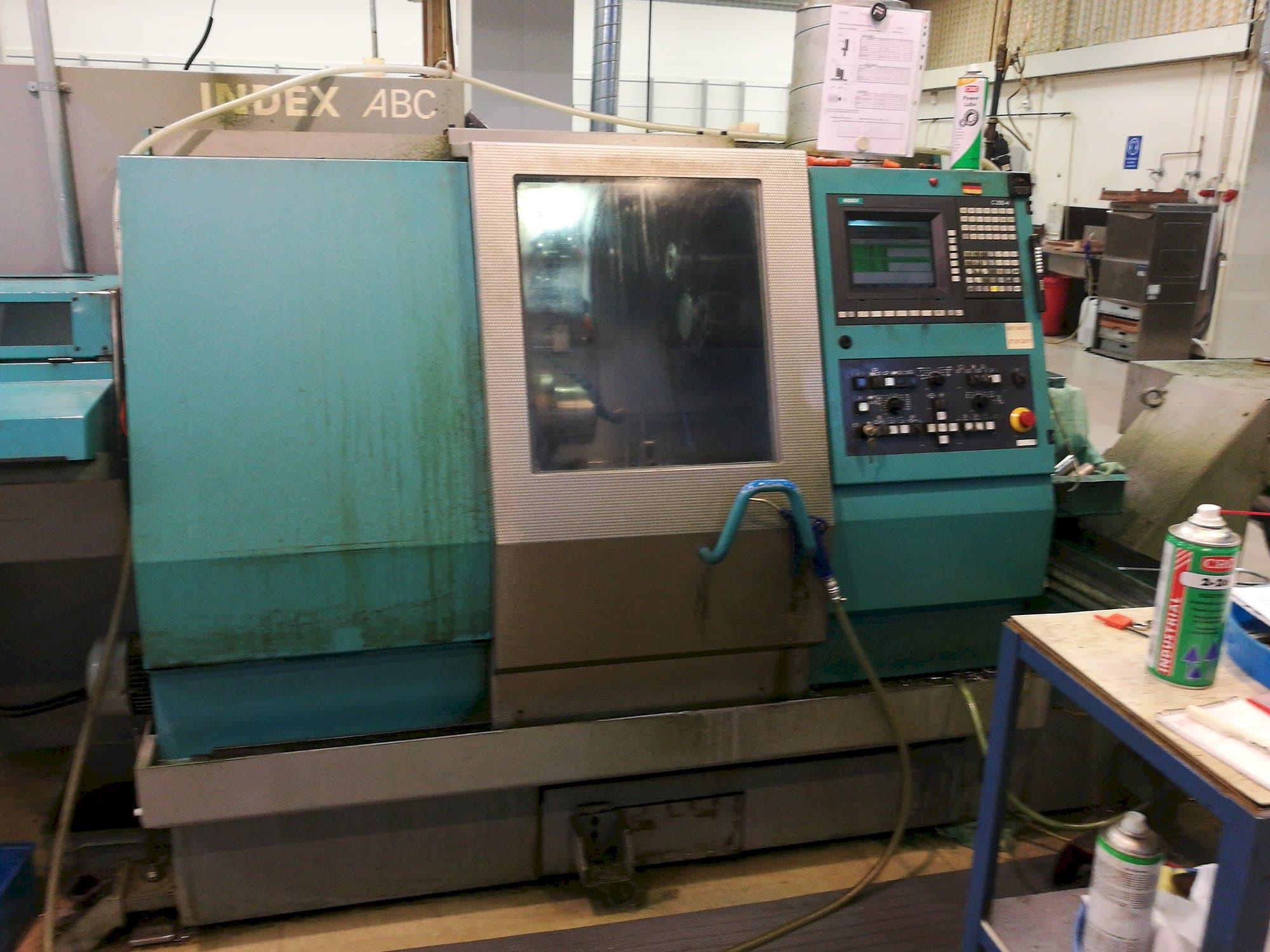 Index-maskinen framifrånABC