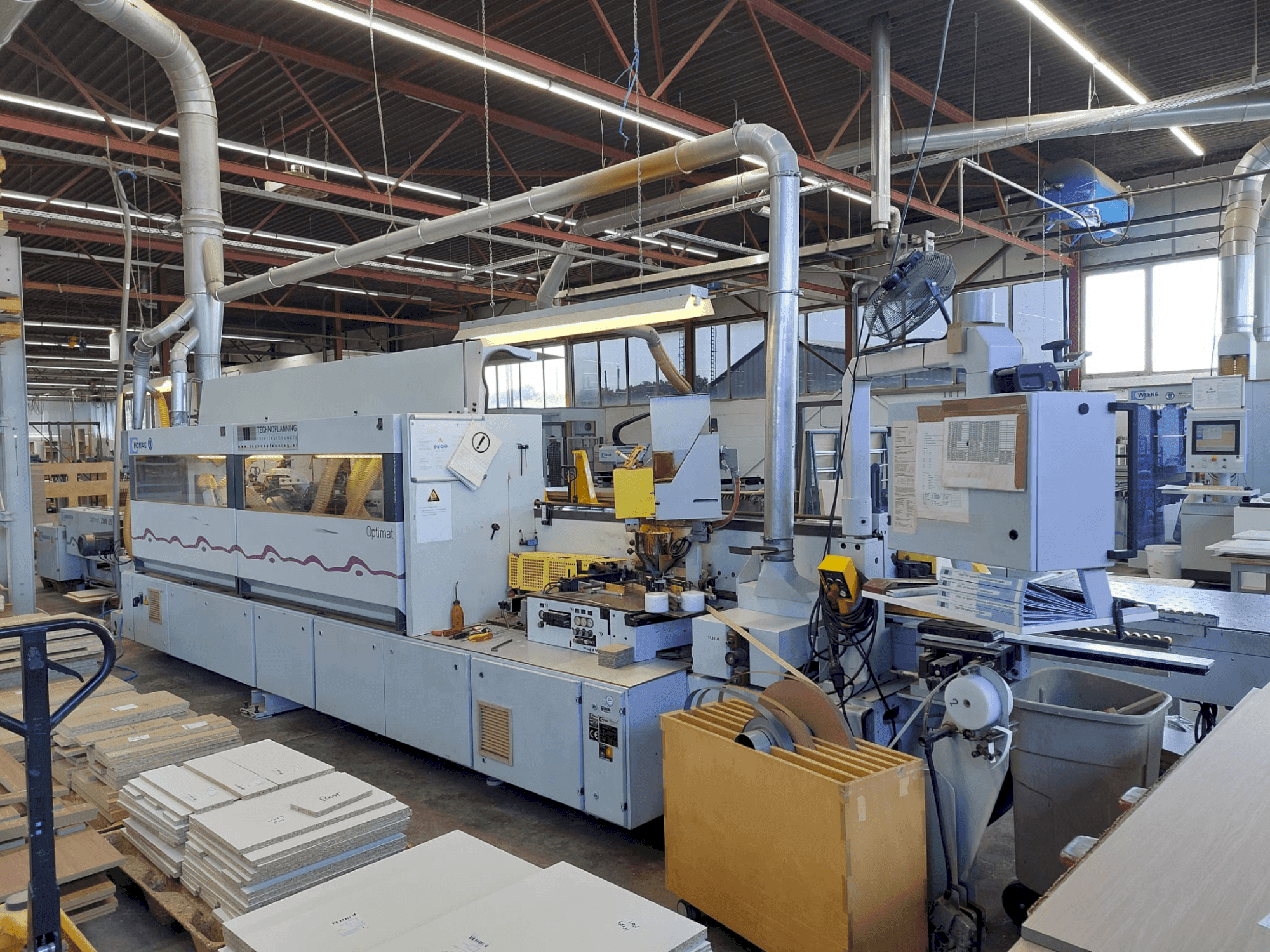 HOMAG Optimat KL 78/A20/S2/Z-maskinen framifrån