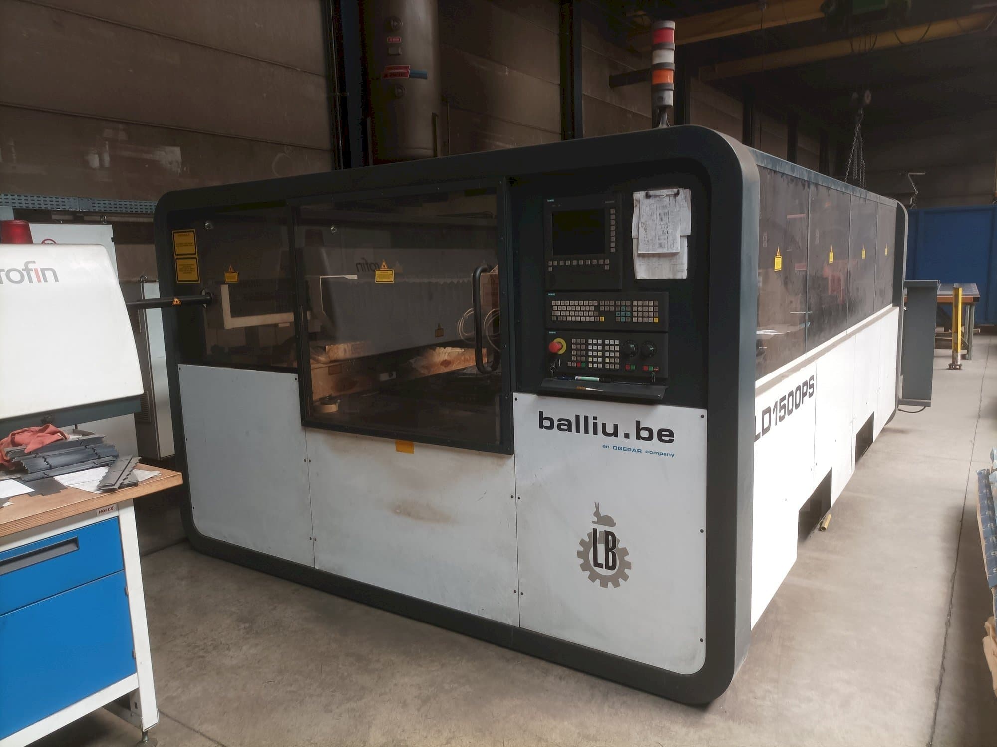 Balliu  LD 1500 PS-maskinen framifrån