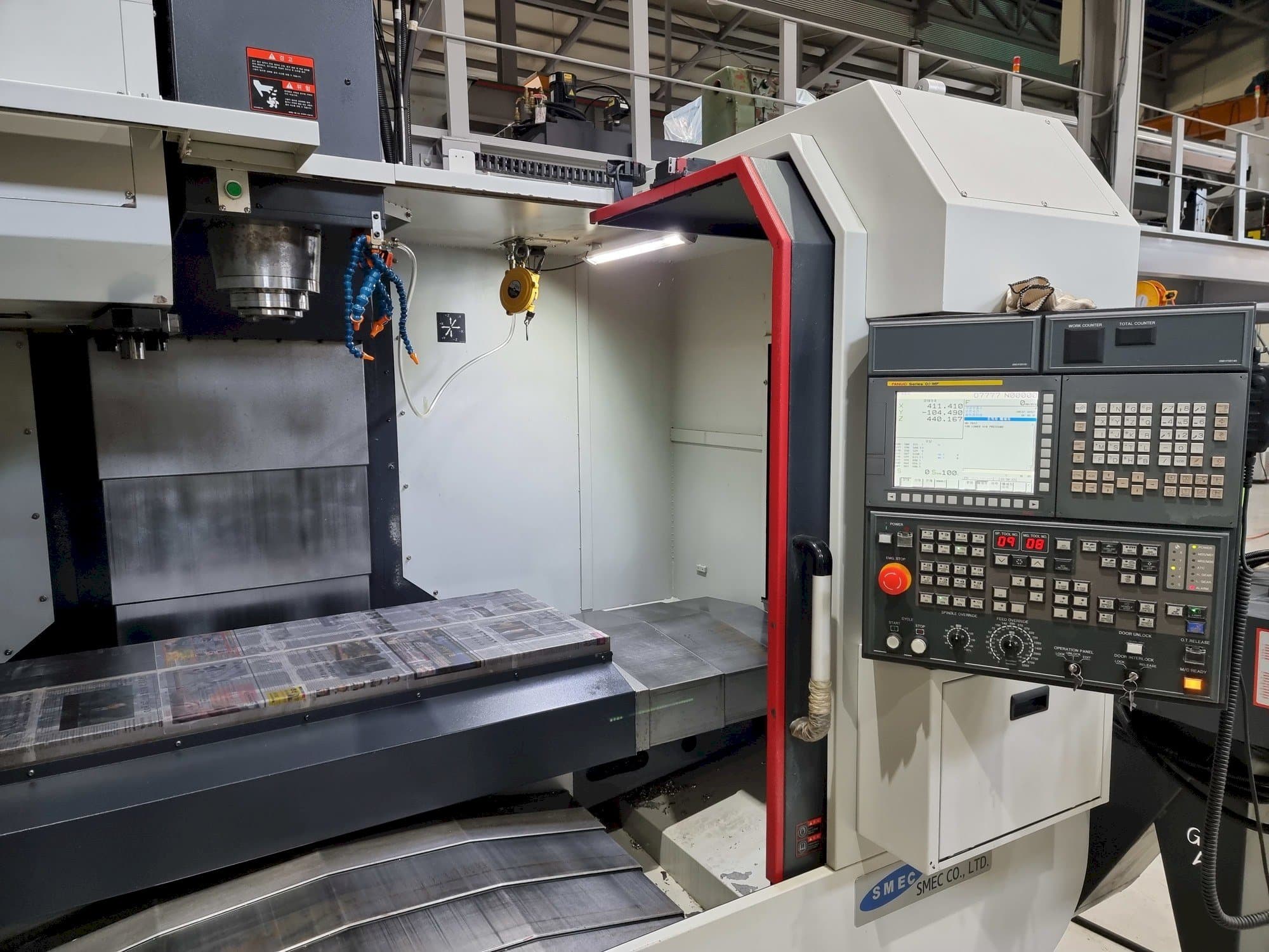 SMEC LCV 650-maskinen framifrån