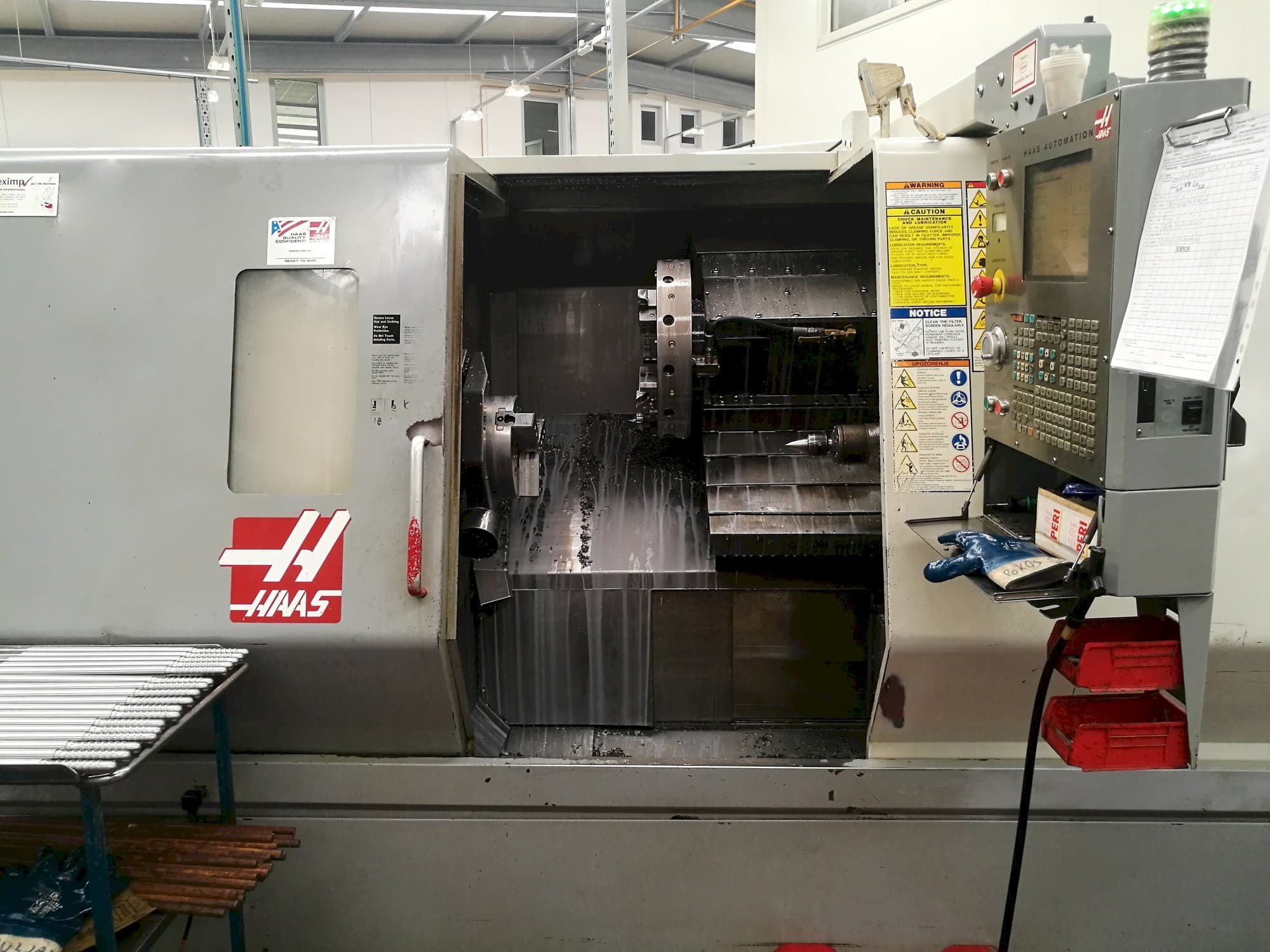 HAAS SL-30THE-maskinen framifrån