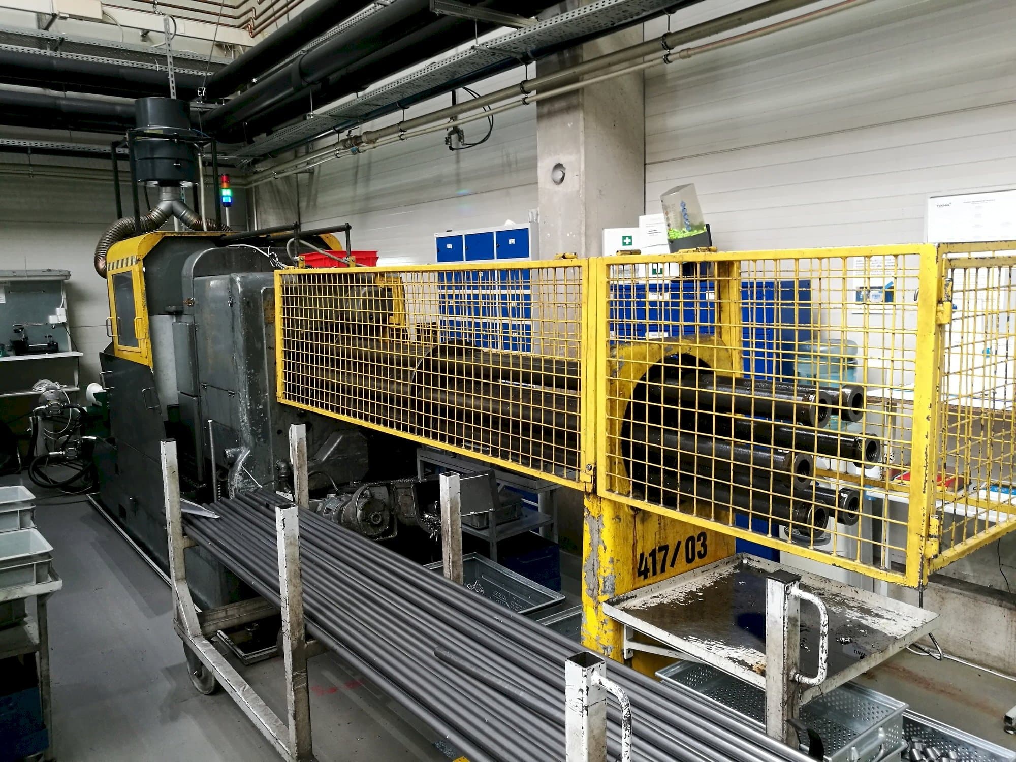 Wickman 1  3/8"-6-maskinen framifrån