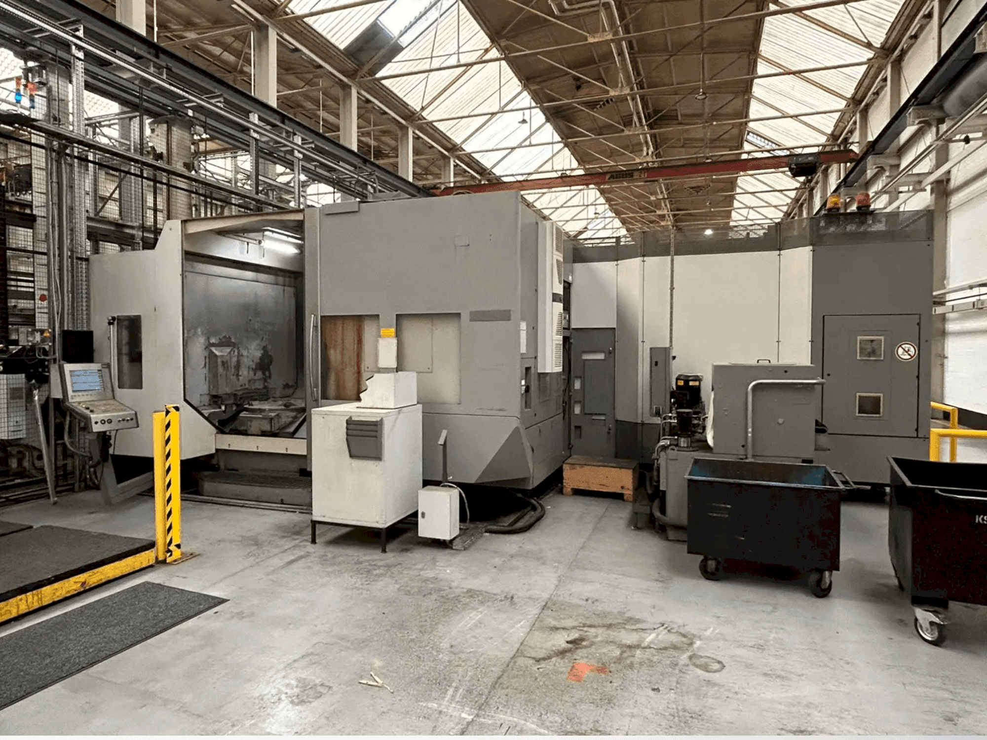 DMG DMC 100 H-maskinen framifrån