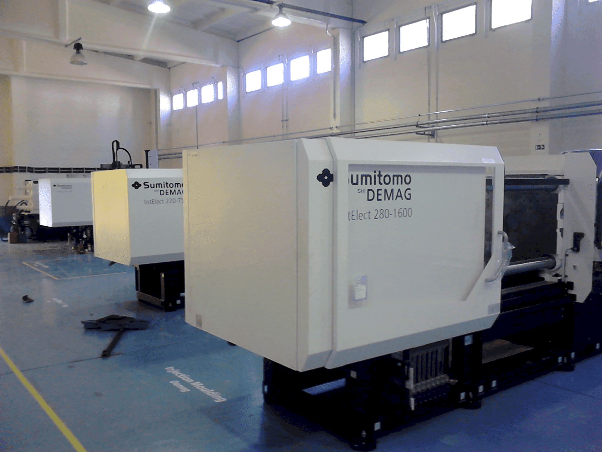 SUMITOMO SHI DEMAG Intelect 280/685-1600-maskinen framifrån