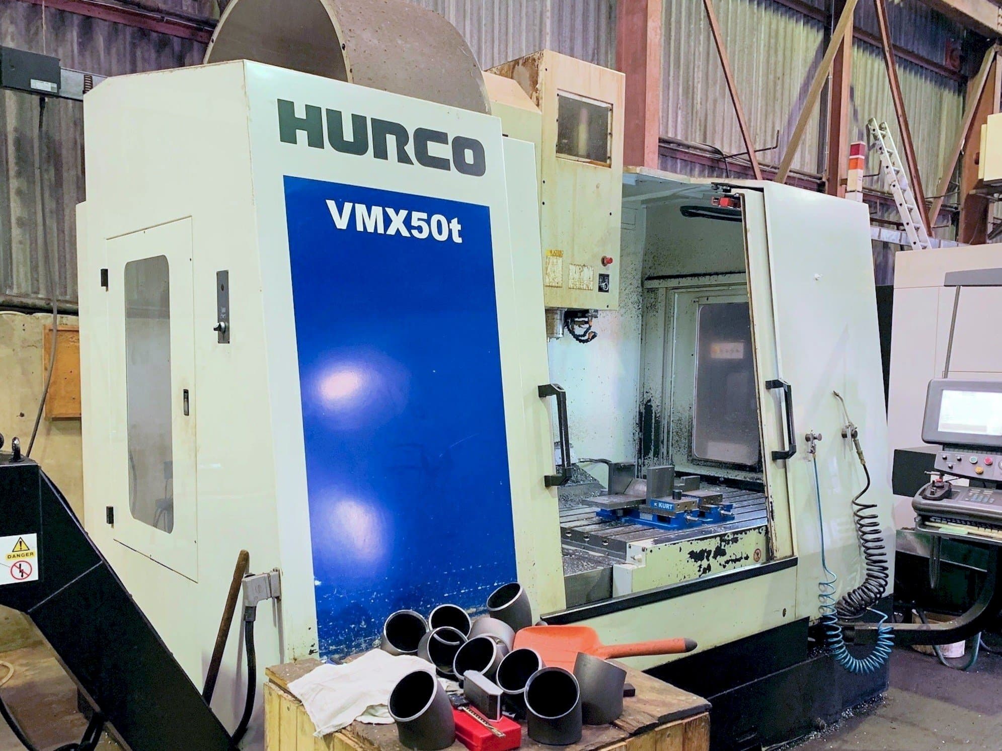 Hurco VMX 50T-maskinen framifrån