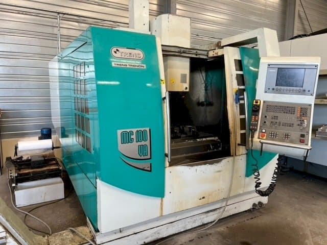 TRENS MC100VA-maskinen sedd från vänster sida