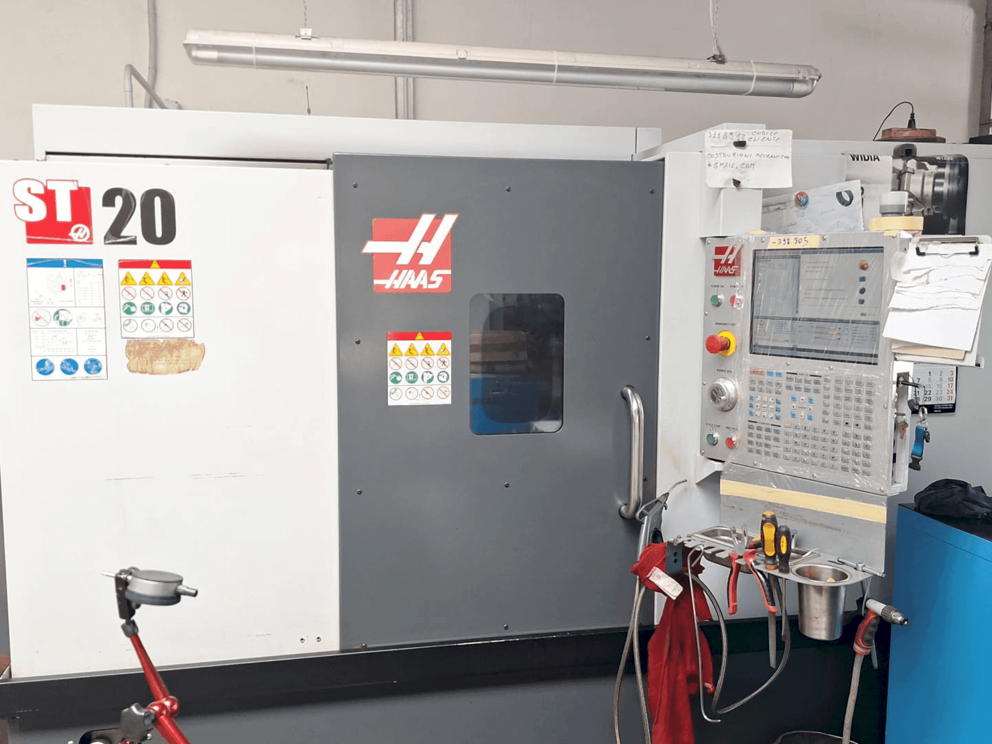 HAAS ST-20-maskinen framifrån