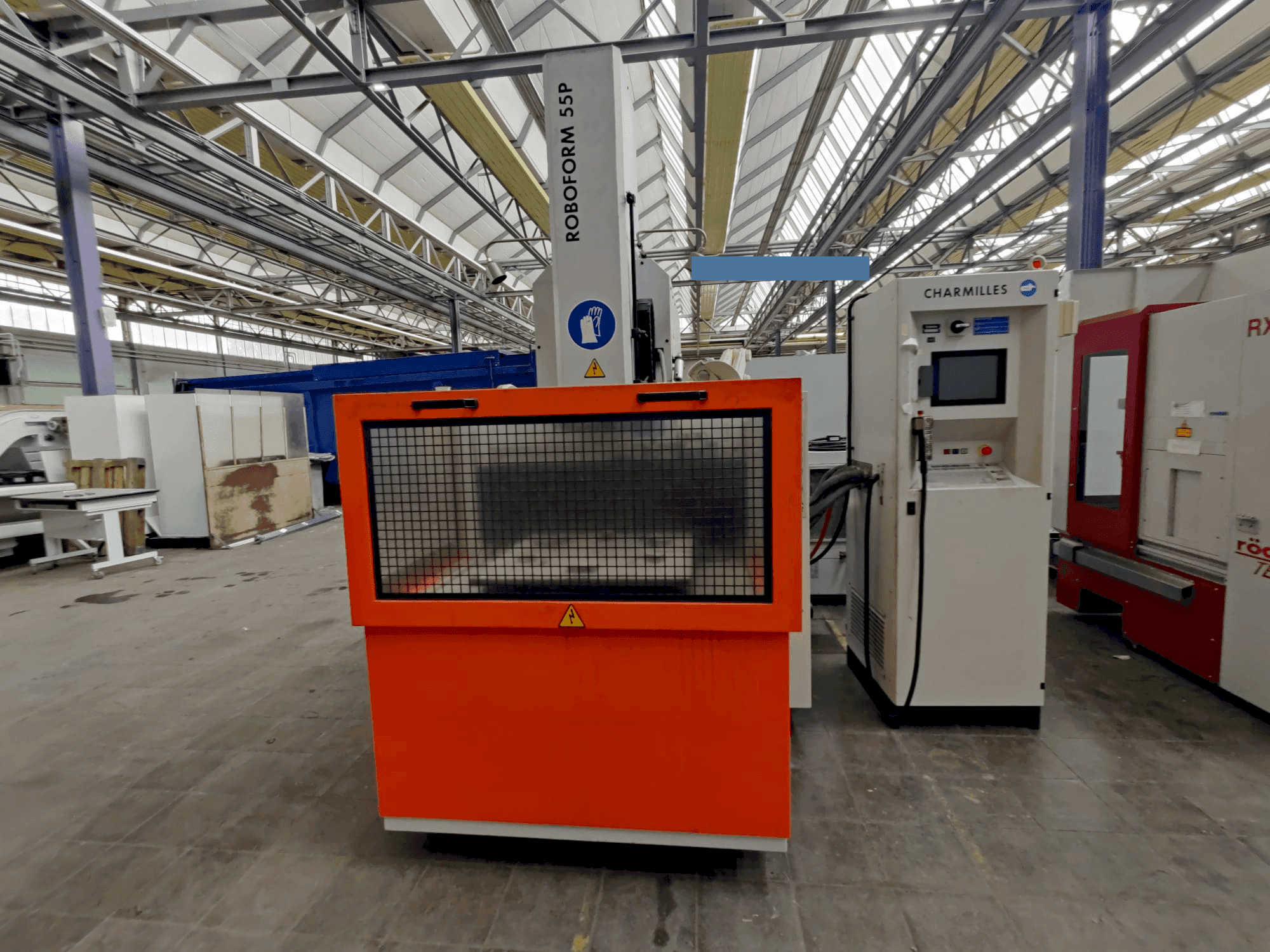 CHARMILLES ROBOFORM 55P-maskinen framifrån