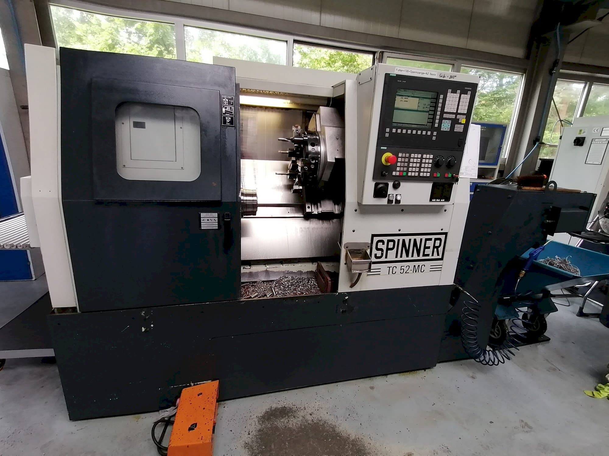 SPINNER TC 52-MC-maskinen framifrån