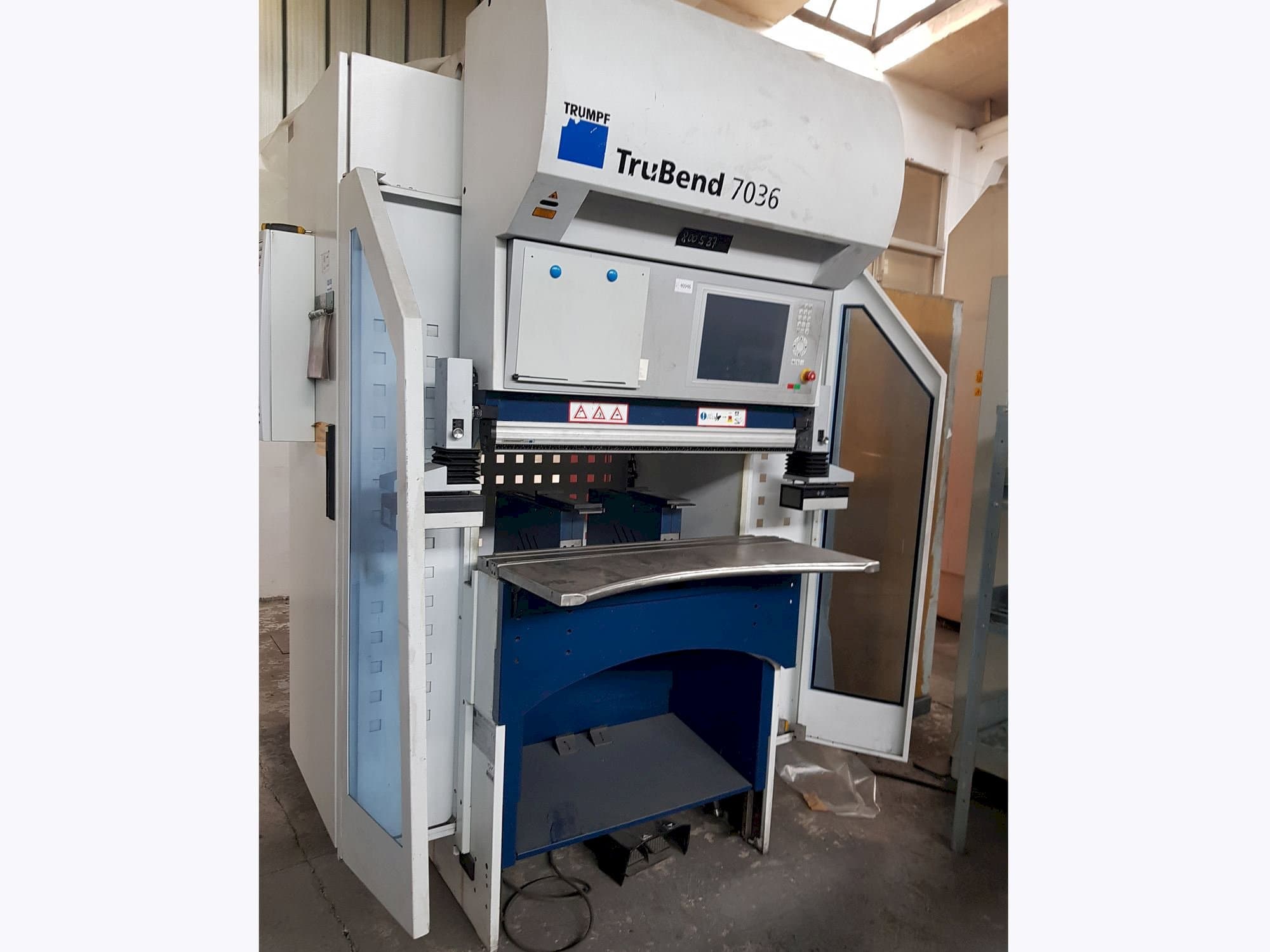 Trumpf TruBend 7036-maskinen framifrån