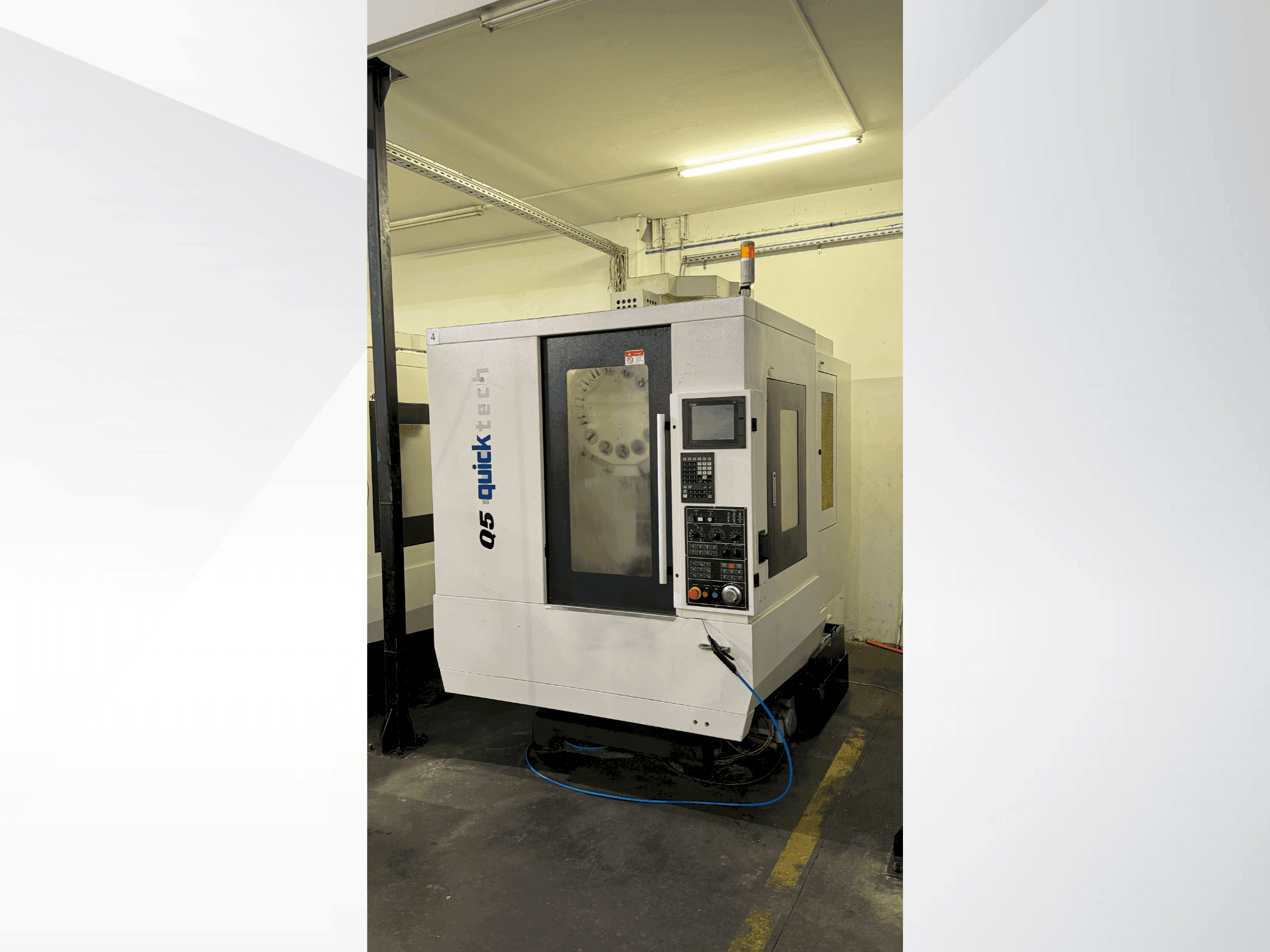 Quick-Tech Q5-maskinen framifrån