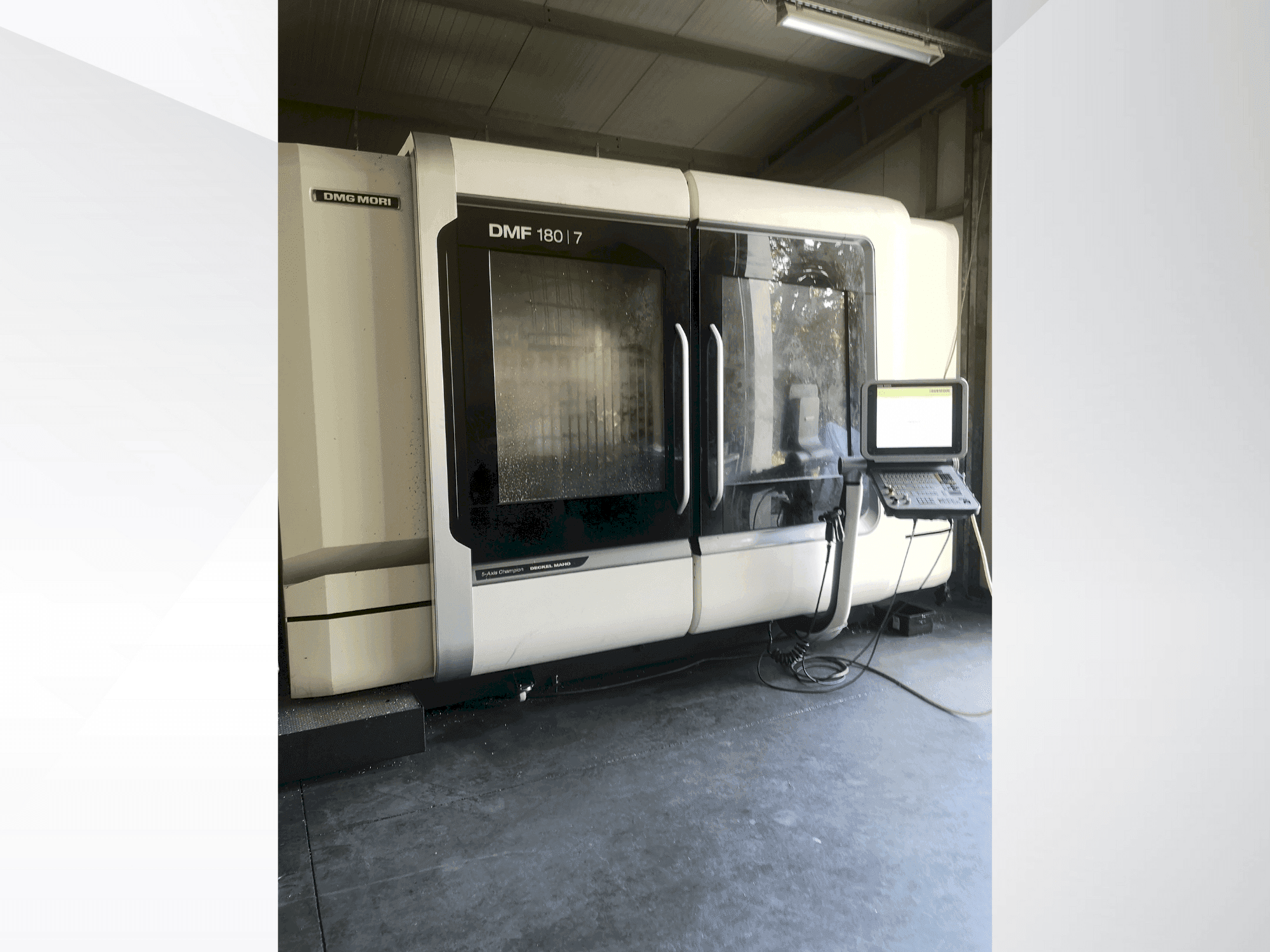 DMG MORI DMF 180/7-maskinen framifrån