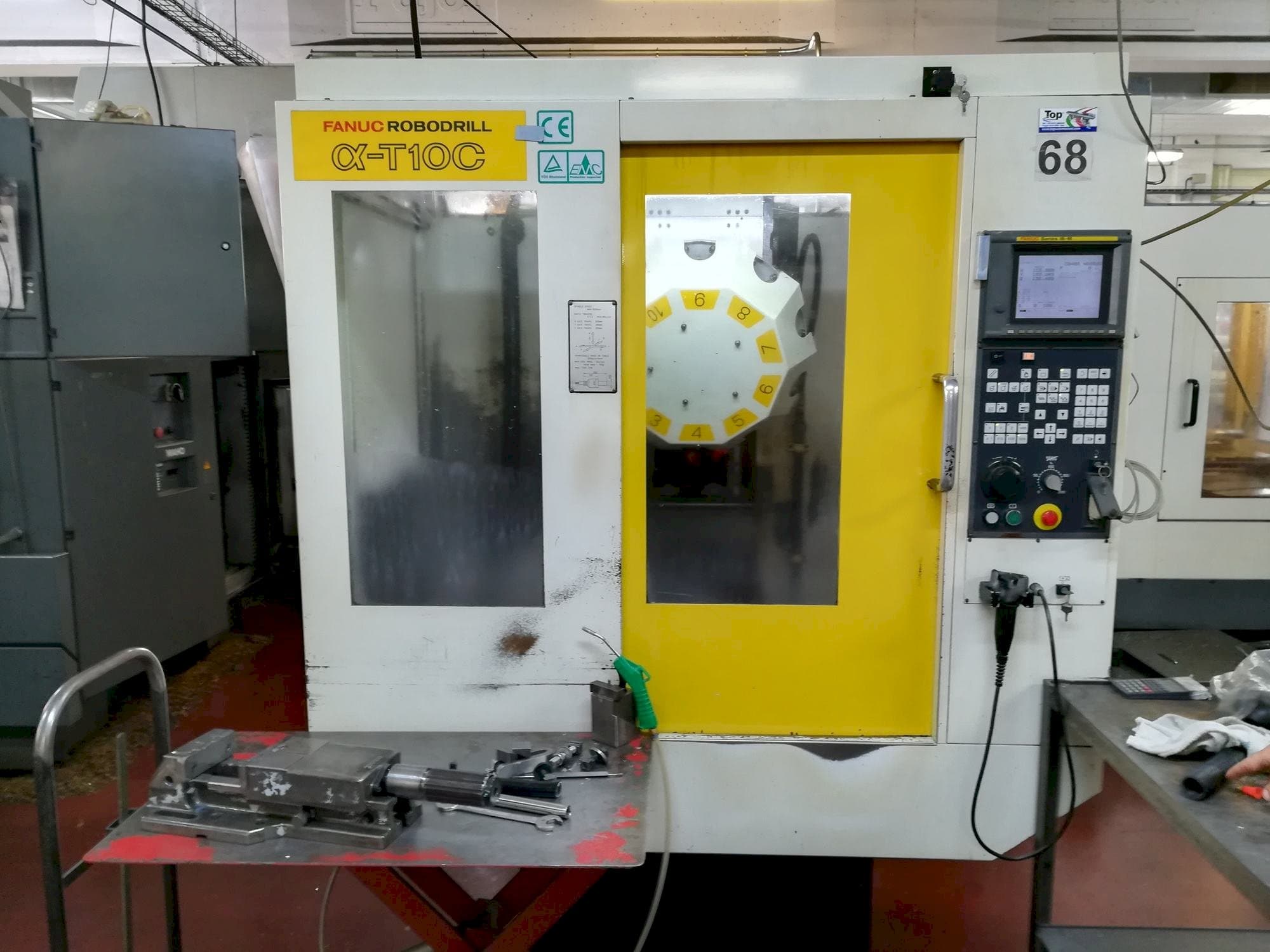 FANUC Robodrill alpha-T 10 C-maskinen framifrån