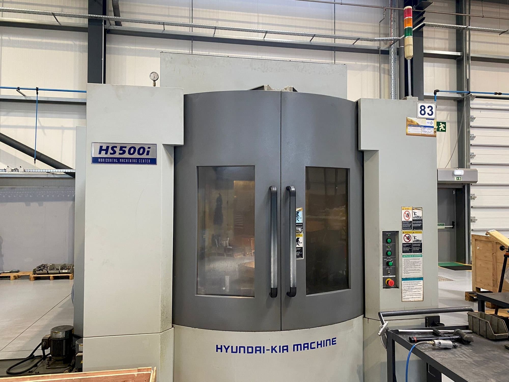 Hyundai Kia HS500i-maskinen framifrån